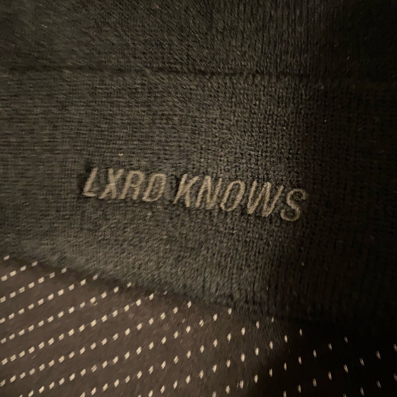 Lxrdknows Lxrdknows black beanie Size ONE SIZE - 3 Thumbnail