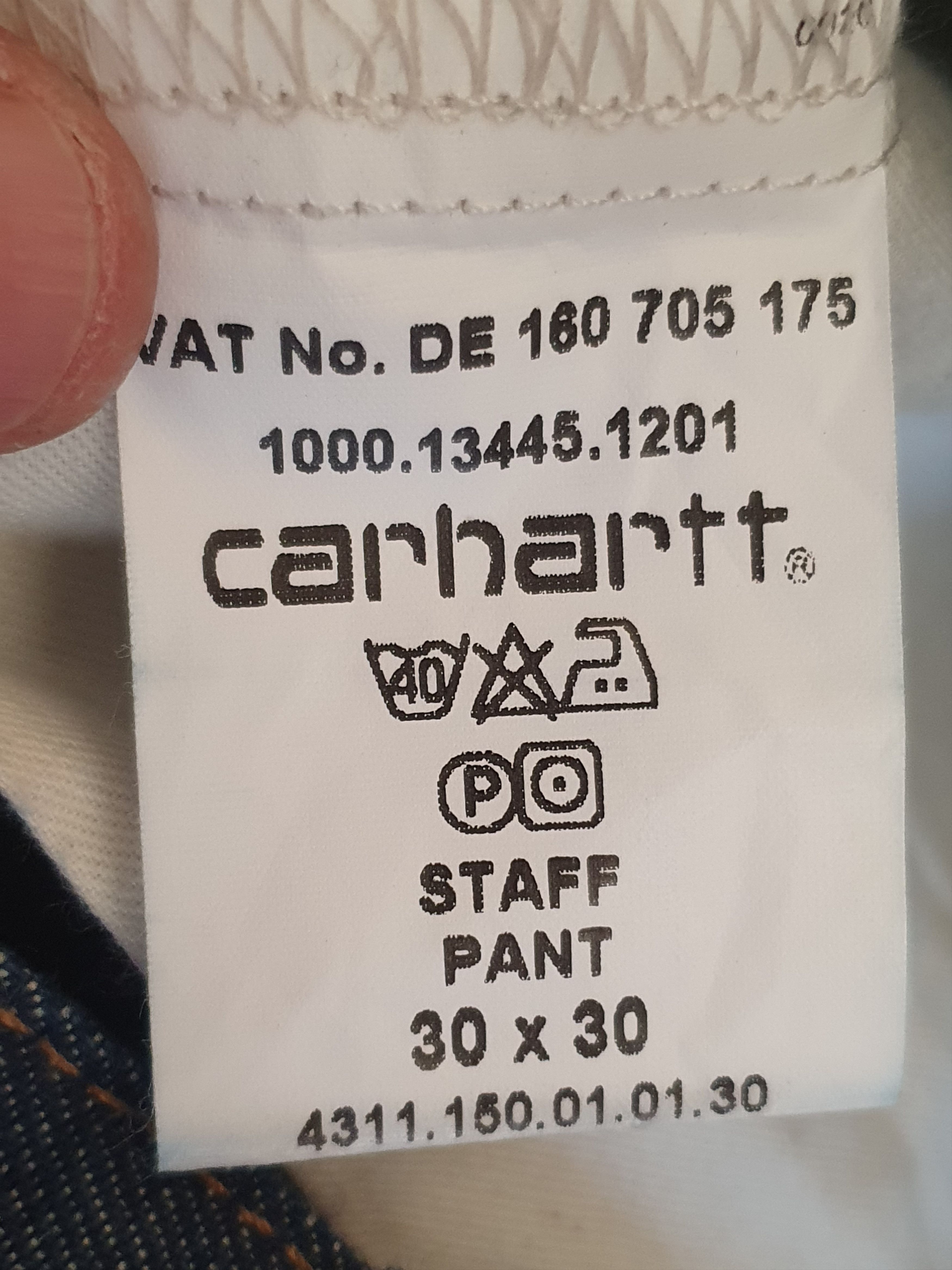 Carhartt × Vintage Carhartt Vintage Staff Pant Denim Jeans sz 30x30 Size US 30 / EU 46 - 3 Thumbnail