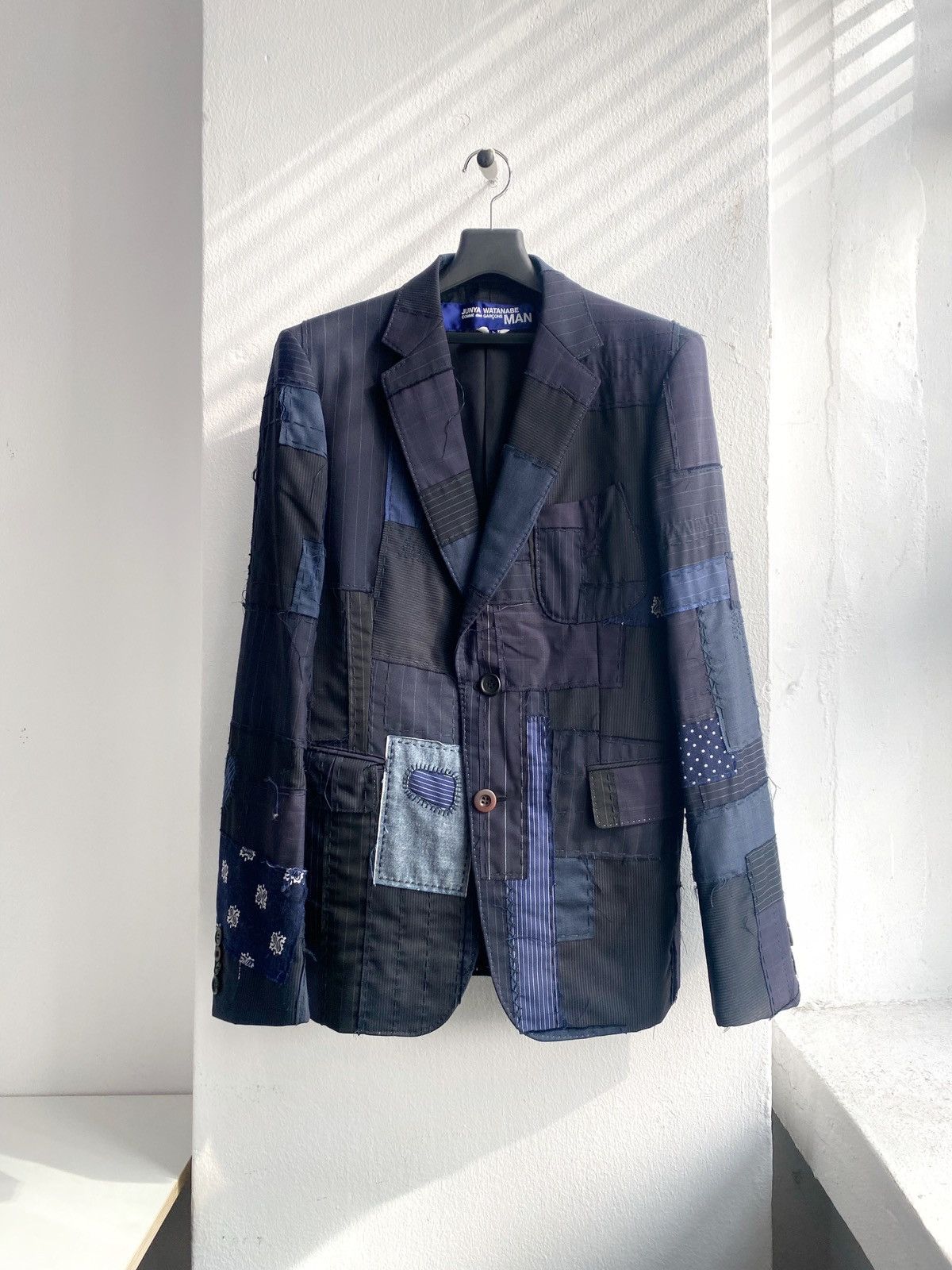 Comme des Garcons × Junya Watanabe JUNYA WATANABE 15S/S patchworks tailored jacket Size US L / EU 52-54 / 3 - 1 Thumbnail