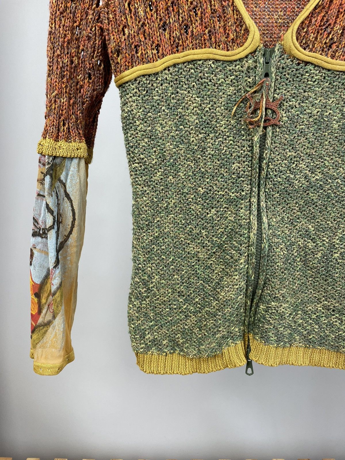 Vintage Save the queen knit cardigan zip size M y2k Size M / US 6-8 / IT 42-44 - 3 Thumbnail