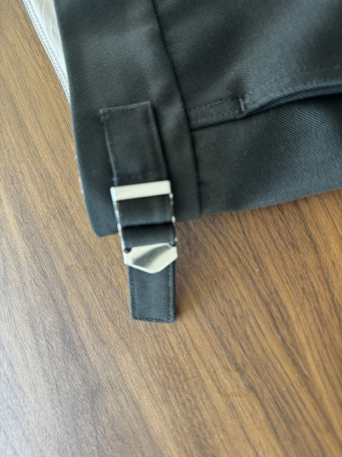 Helmut Lang HELMUT LANG TWILL TROUSERS — BURNT OLIVE / SIZE 34 Size US 34 / EU 50 - 9 Thumbnail