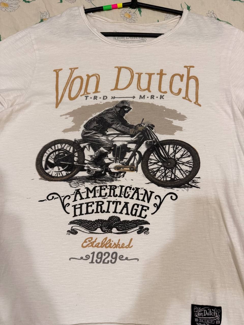 Von Dutch Von Dutch Motorcycle T-Shirt Long Sleeve Size US L / EU 52-54 / 3 - 2 Thumbnail