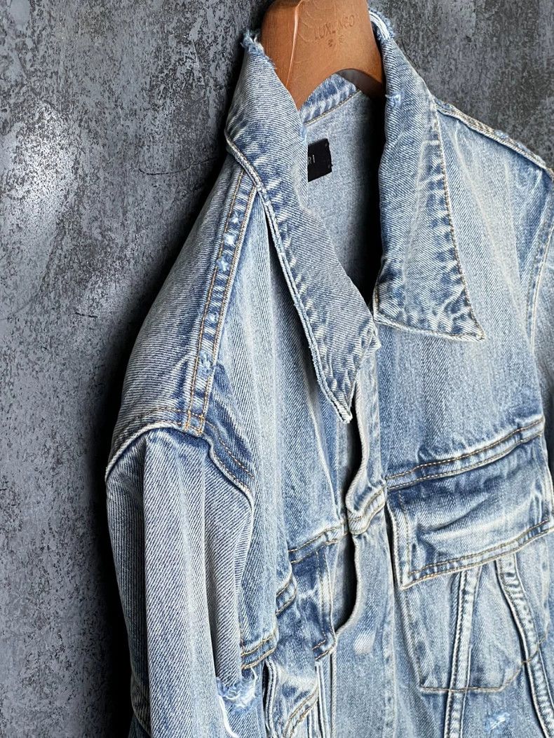 Amiri Amiri Blue pure cotton denim jacket Size US L / EU 52-54 / 3 - 5 Thumbnail
