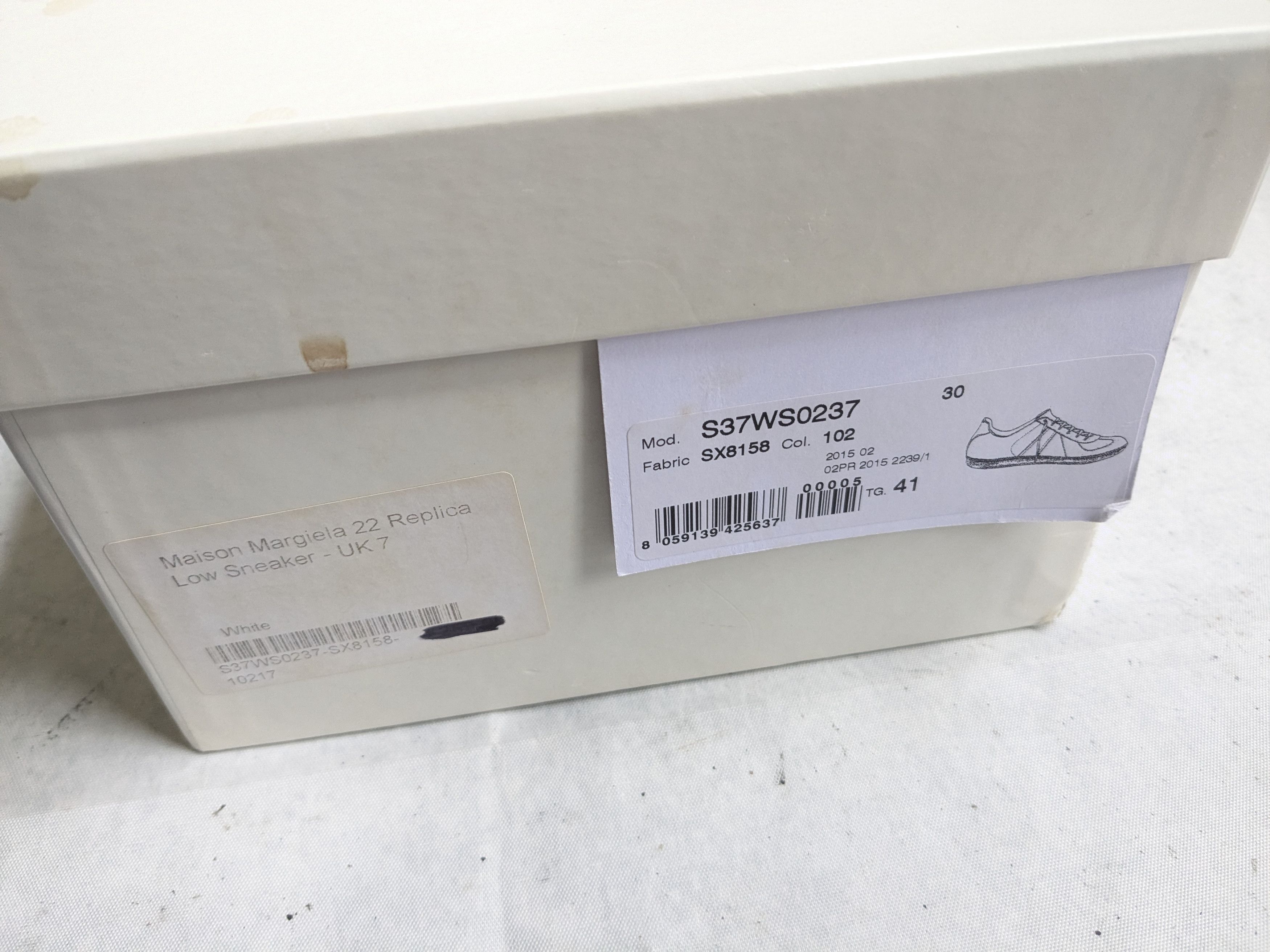 Maison Margiela Maison Margiela Replica GAT White Gray 8 41 Low Tops Gum Size US 8 / EU 41 - 20 Thumbnail