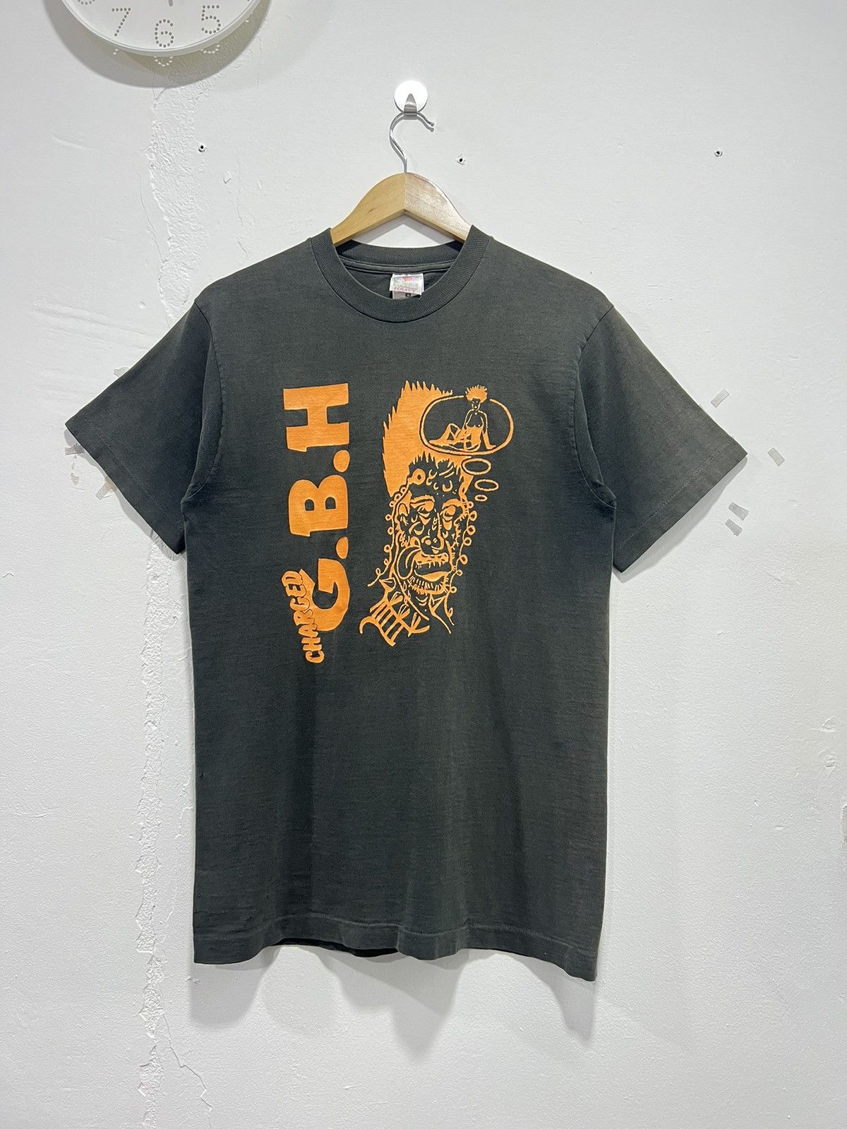 Band Tees × Vintage Vintage 90’s G.B.H Punk Rock Band Tshirt Size US M / EU 48-50 / 2 - 1 Thumbnail