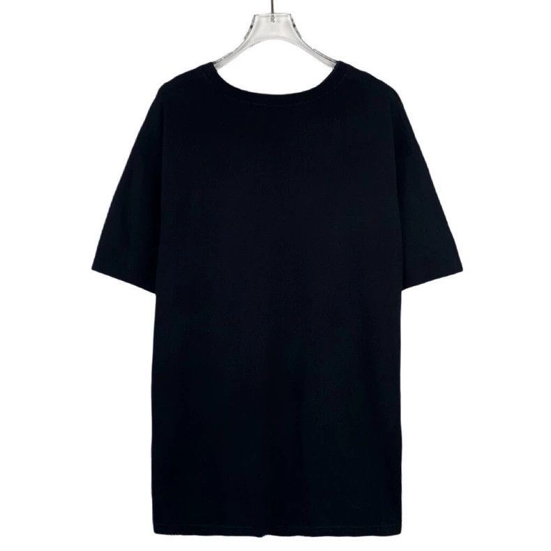 Burberry Burberry Burberry Black Cotton Short Sleeve T-Shirt-2507 Size M / US 6-8 / IT 42-44 - 2 Thumbnail