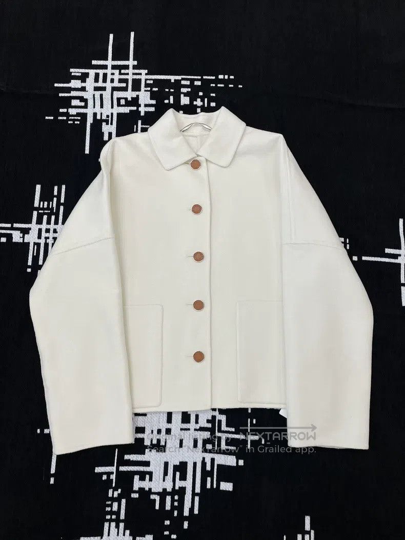 Hermes Hermes Oatmeal Double-faced Cashmere Overcoat Size XS / US 0-2 / IT 36-38 - 1 Thumbnail