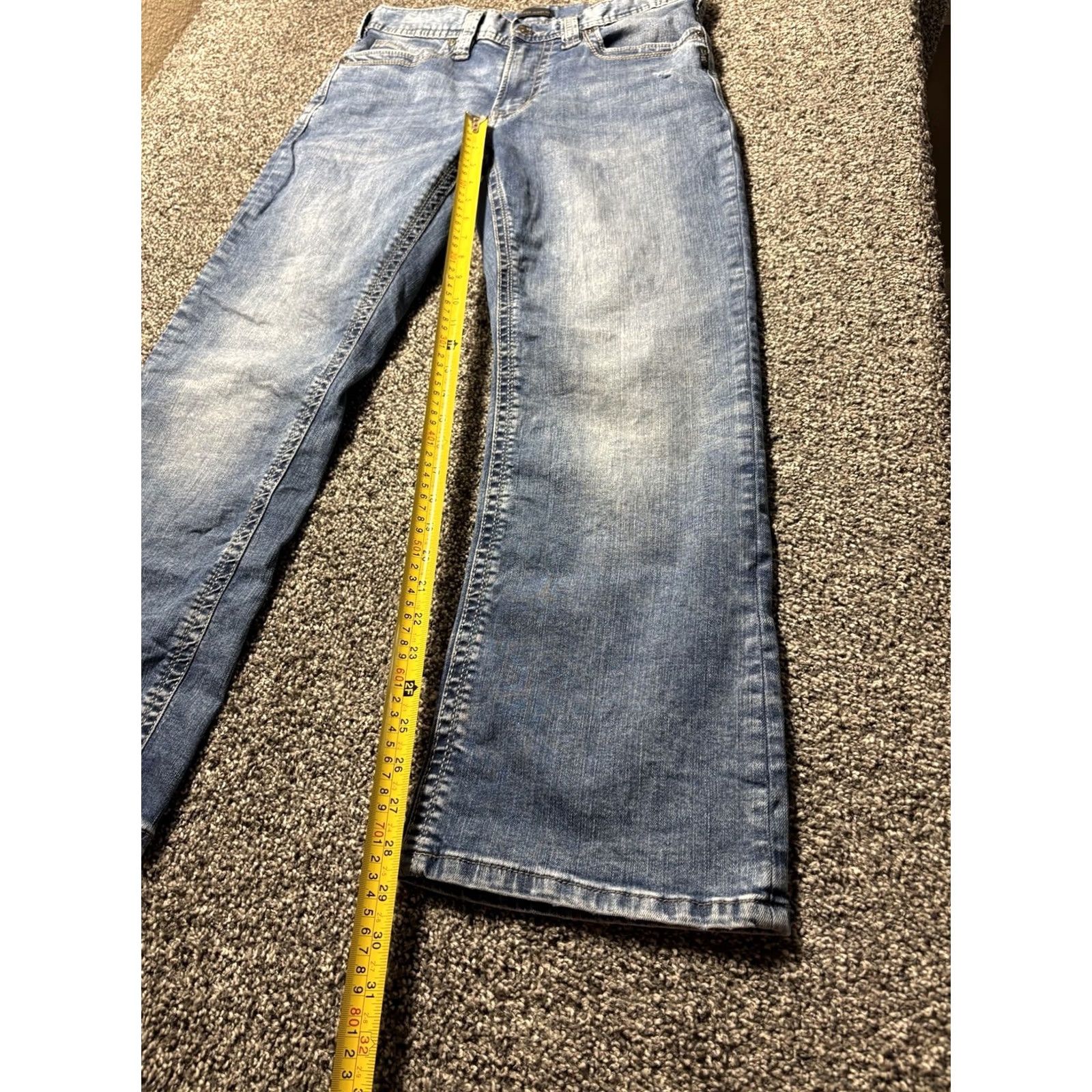 Silver Jeans Co. Silver Jeans Craig Jeans 30x28 Blue Relaxed Bootcut Distressed Cowboy Casual Mens Jeans Regular 30 Regular Size US 30 / EU 46 - 4 Thumbnail