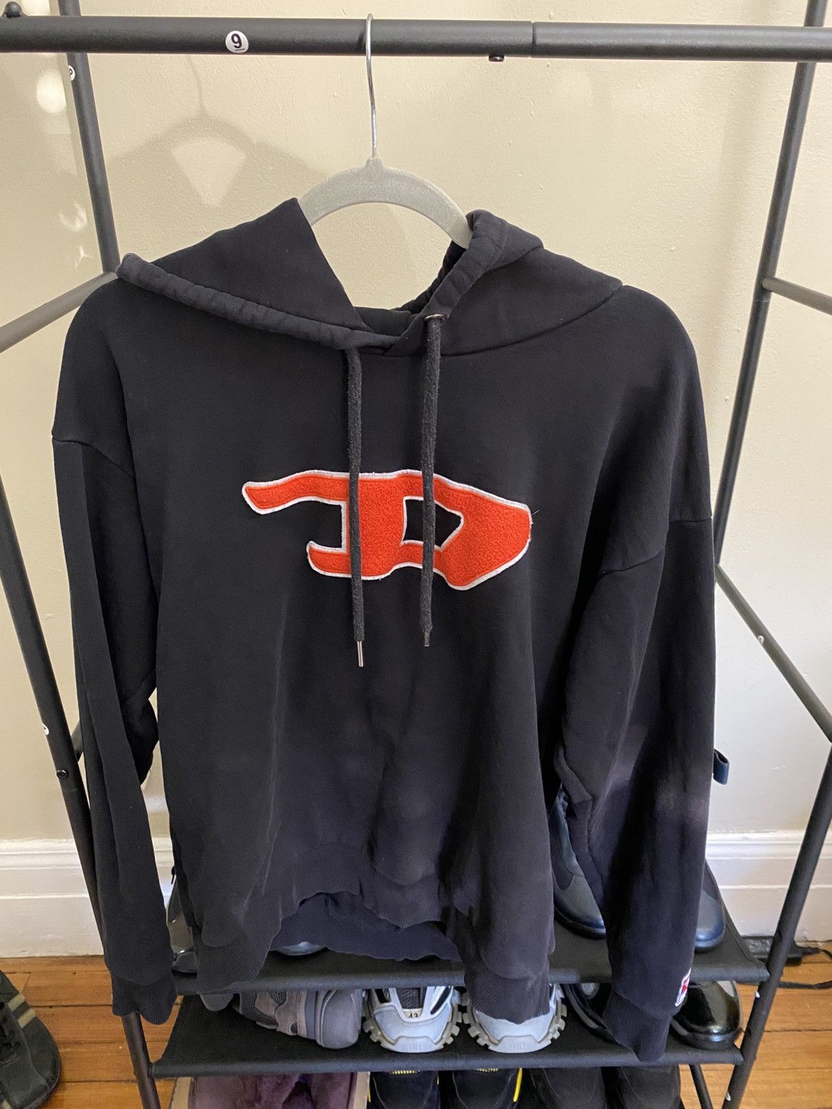 Diesel Diesel Black S-Division-D Sweatshirt Size US M / EU 48-50 / 2 - 1 Thumbnail