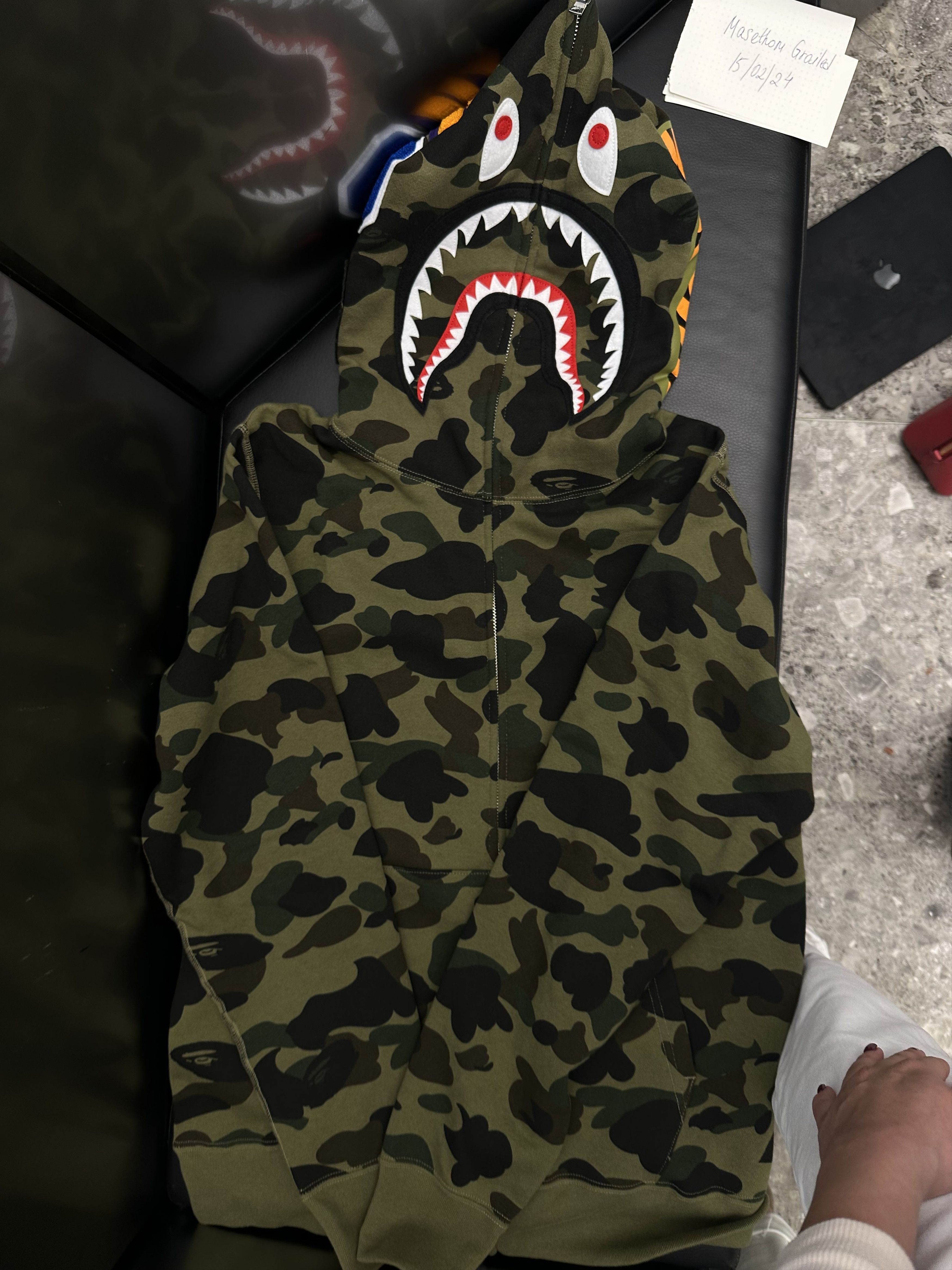 Bape 1st Camo Shark Full Zip Hoodie Size US L / EU 52-54 / 3 - 1 Thumbnail