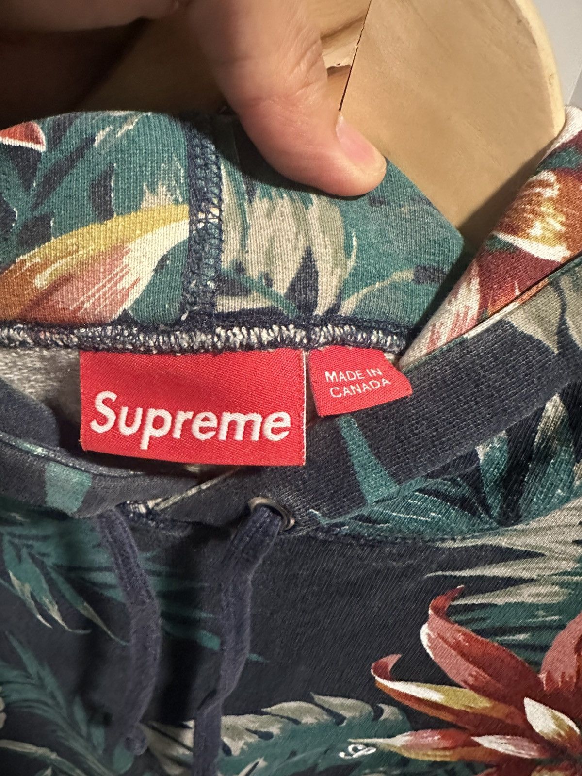 Supreme Supreme Floral Hoody size M Size US M / EU 48-50 / 2 - 4 Thumbnail