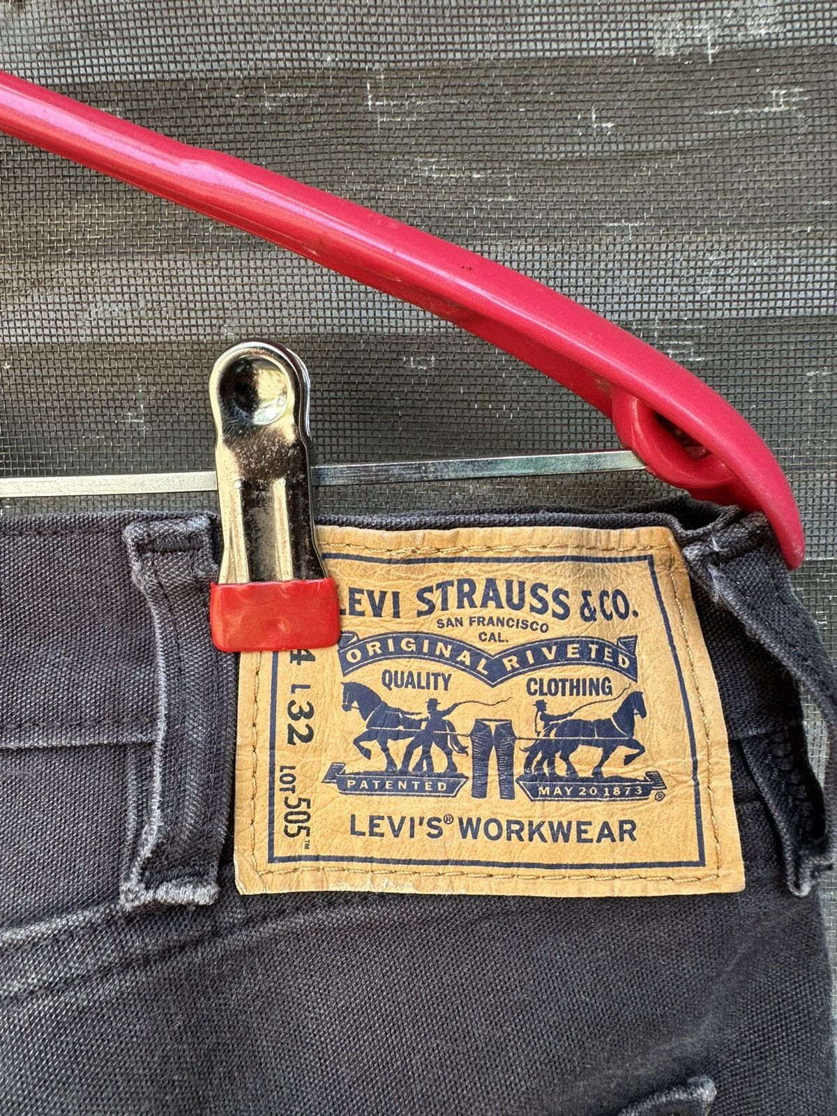 Levi's 👹Vintage Sun Faded Levi’s Carpenter Baggy Jeans Size US 34 / EU 50 - 10 Thumbnail