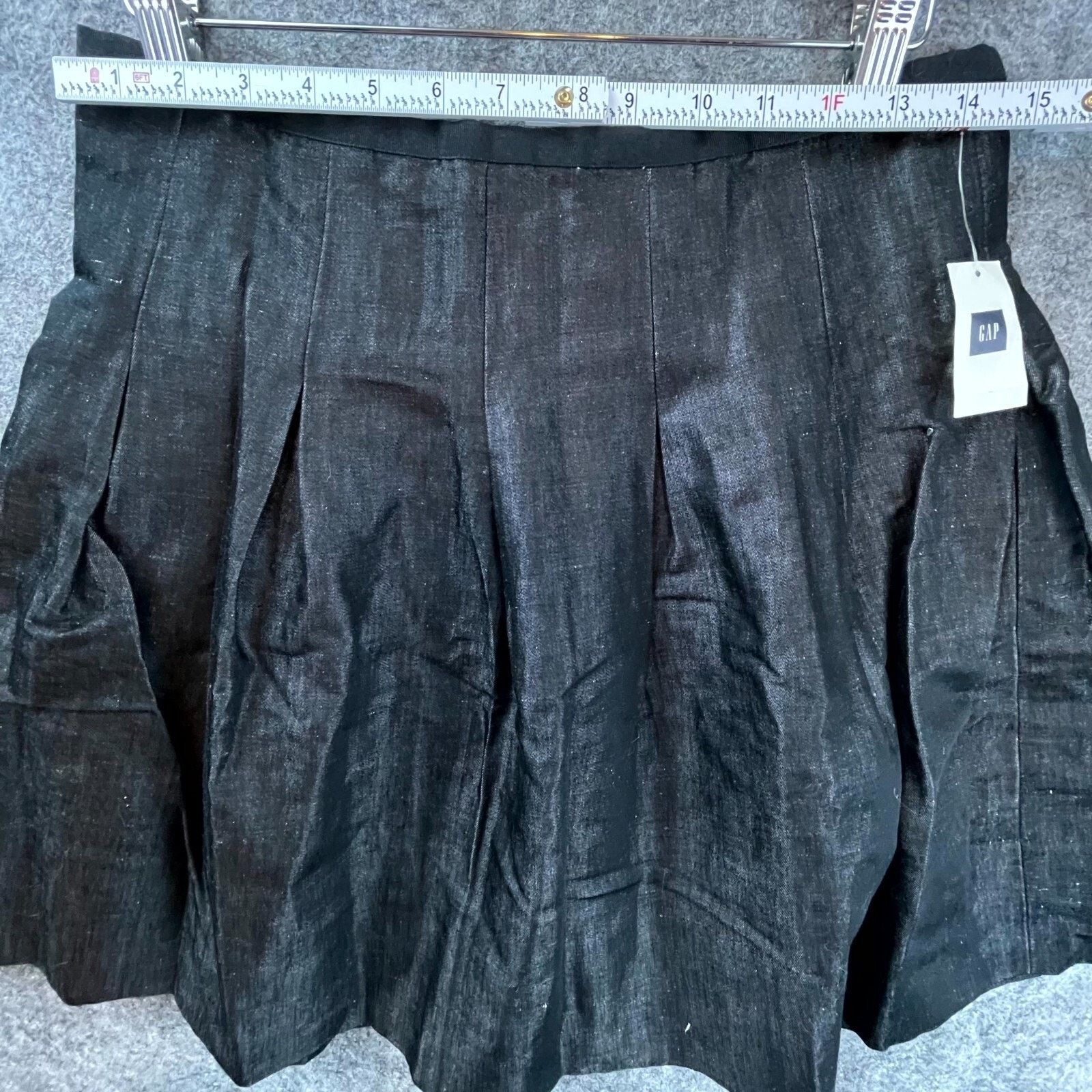 Gap Gap Skirt Women 4 Denim 90s Grunge Y2K Dark Fairy Schoolgirl Size 27" / US 4 / IT 40 - 5 Thumbnail
