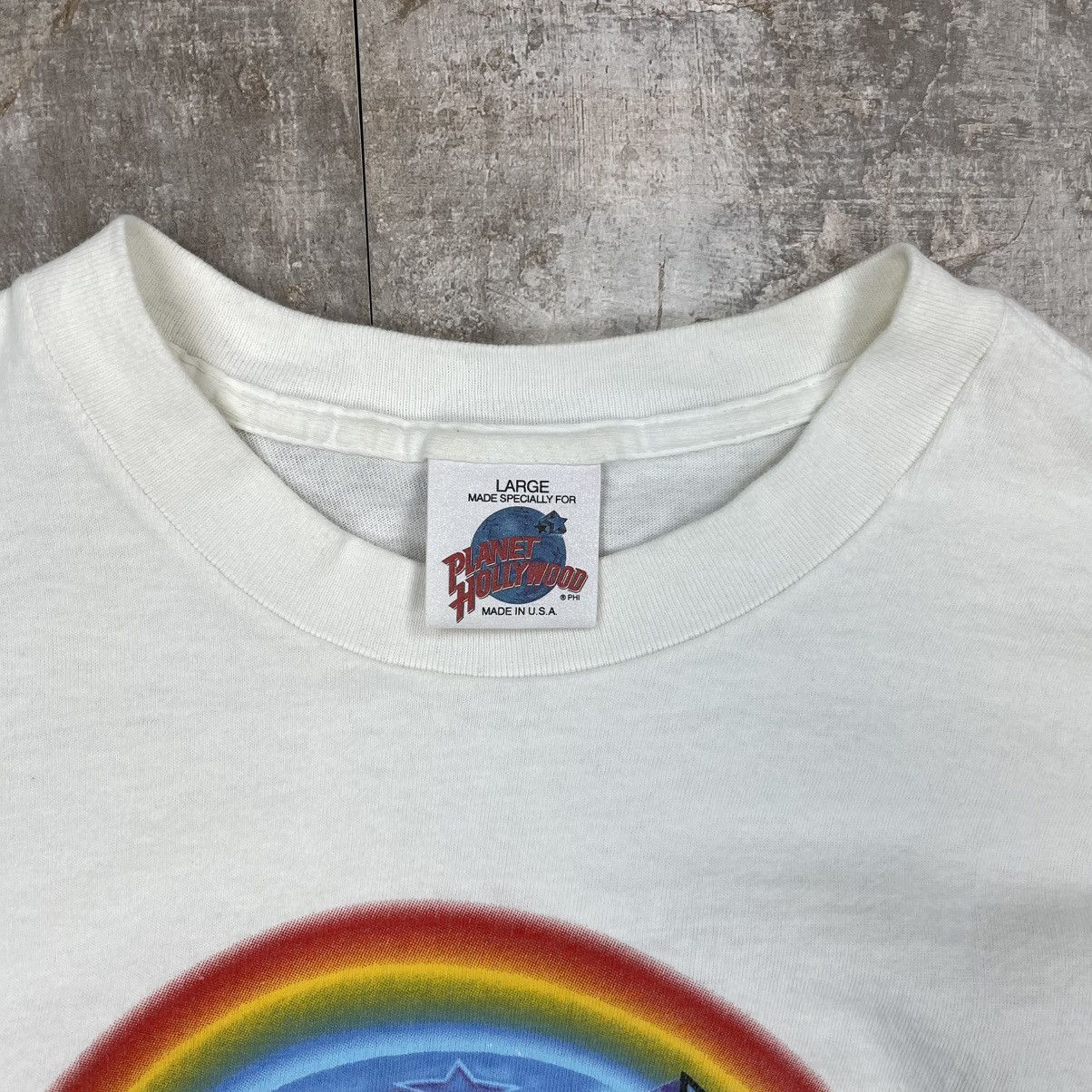 Planet Hollywood × Vintage VINTAGE 90s PLANET HOLLYWOOD MAUI SINGLE STITCH TEE Size US L / EU 52-54 / 3 - 3 Thumbnail