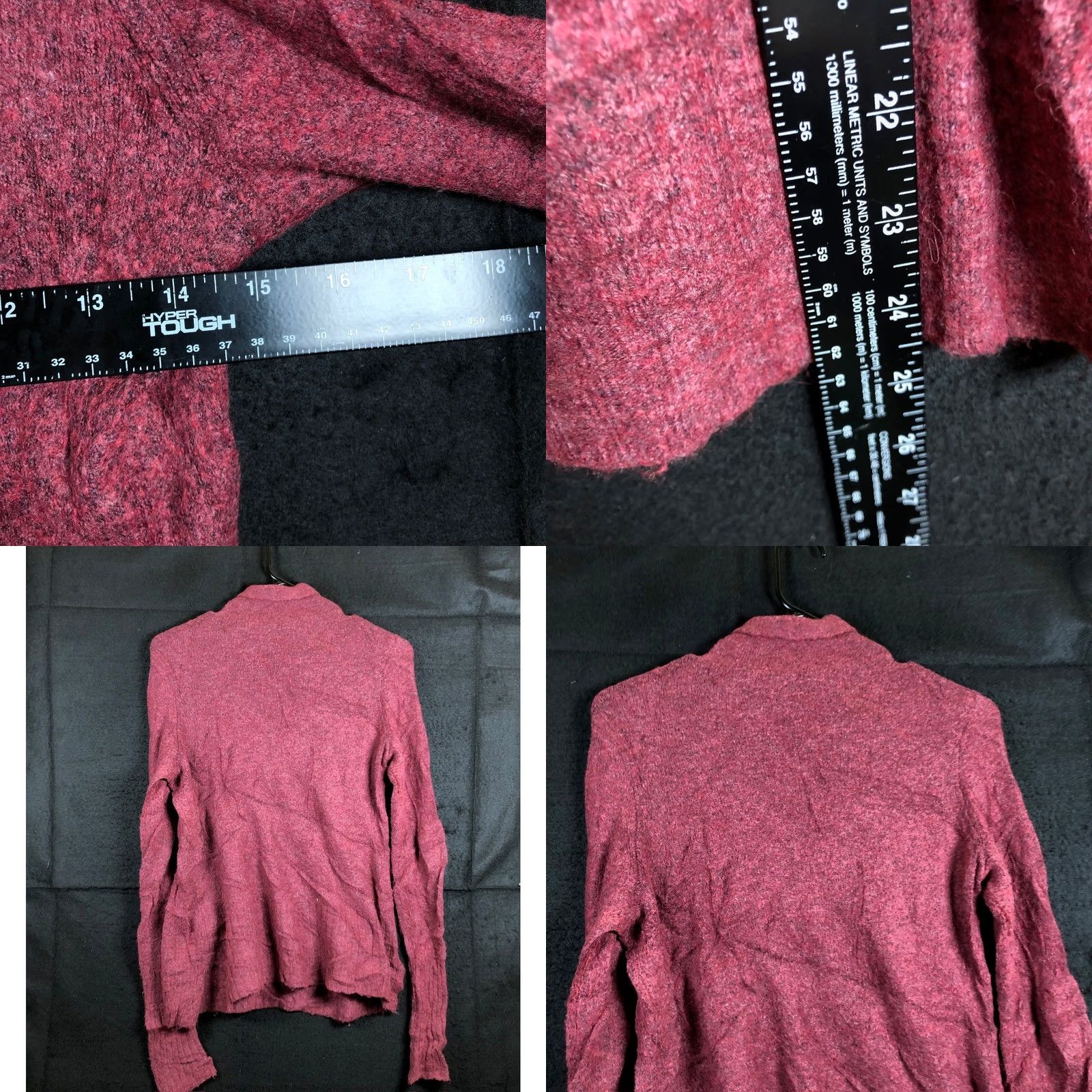 Madewell Madewell Womens Sweater Maroon High Neck Pullover Wool Alpaca Blend Stretch S Size S / US 4 / IT 40 - 8 Thumbnail