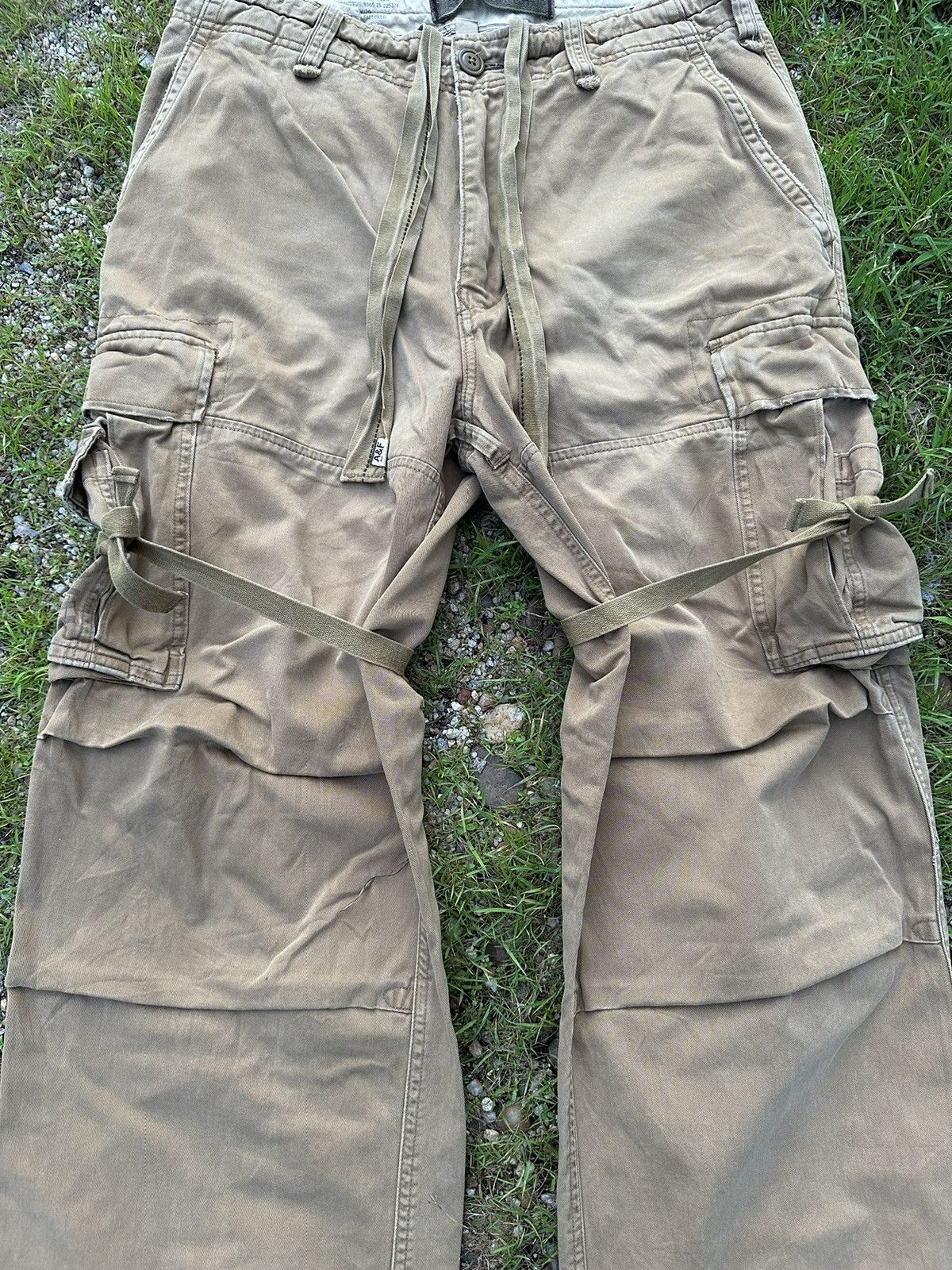 Abercrombie & Fitch SICKS🔥ABERCROMBIE MULTIPOCKET BONDAGE PARACHUTE CARGO PANTS Size US 32 / EU 48 - 2 Thumbnail