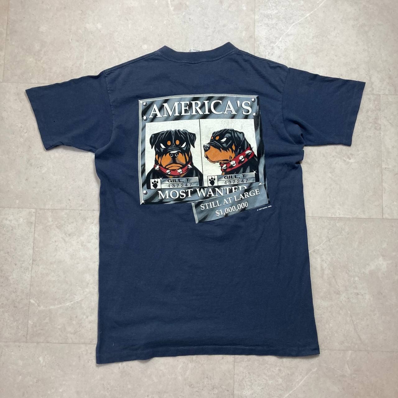Rap Tees Vintage Top Dawg America's Most Wanted Jail Rottweiler Dog Size US L / EU 52-54 / 3 - 1 Thumbnail