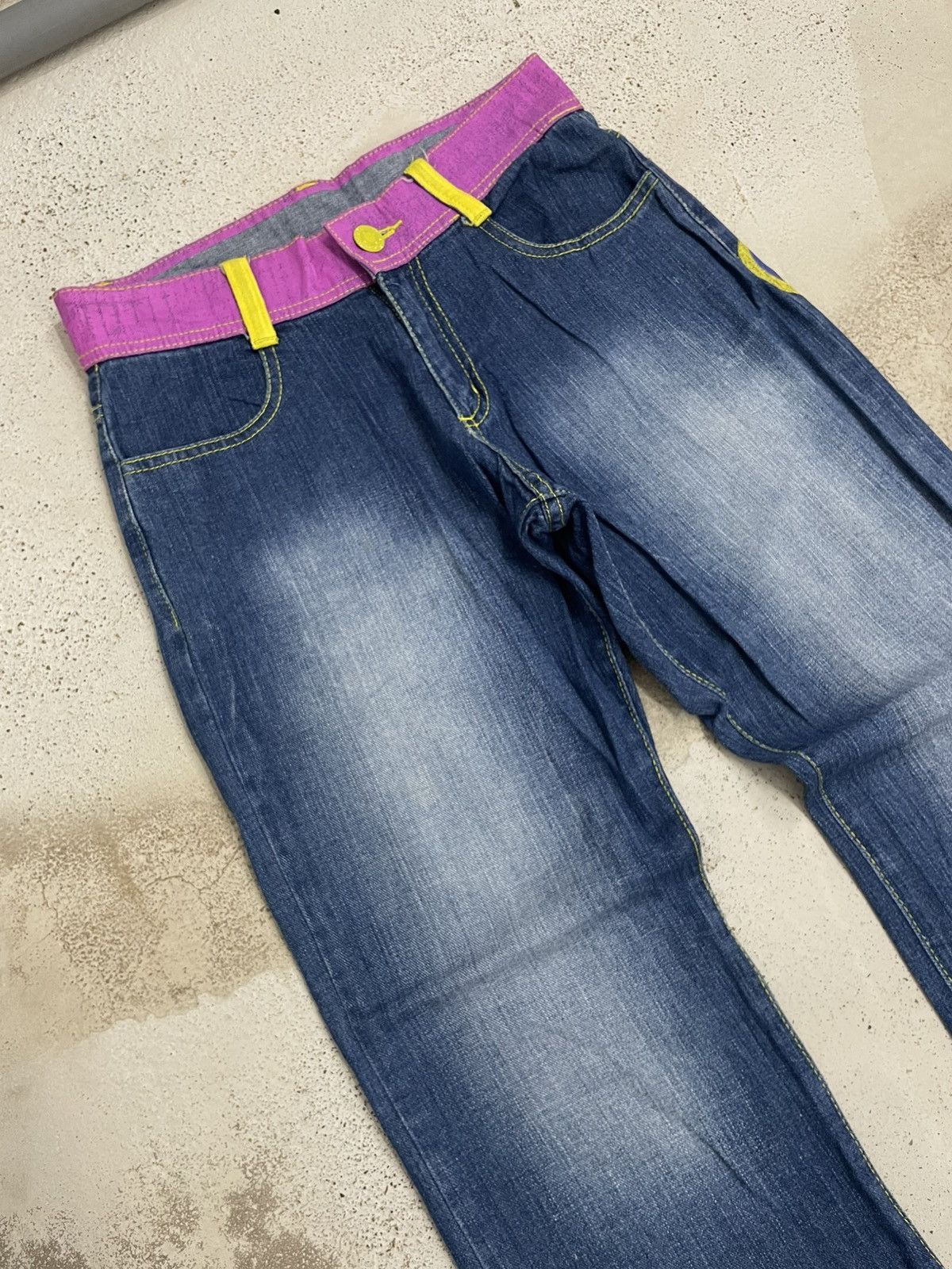 Hysteric Glamour Blue Angel Graffiti Painting Y2K Clone Devgru Style Surf Size US 27 - 11 Thumbnail