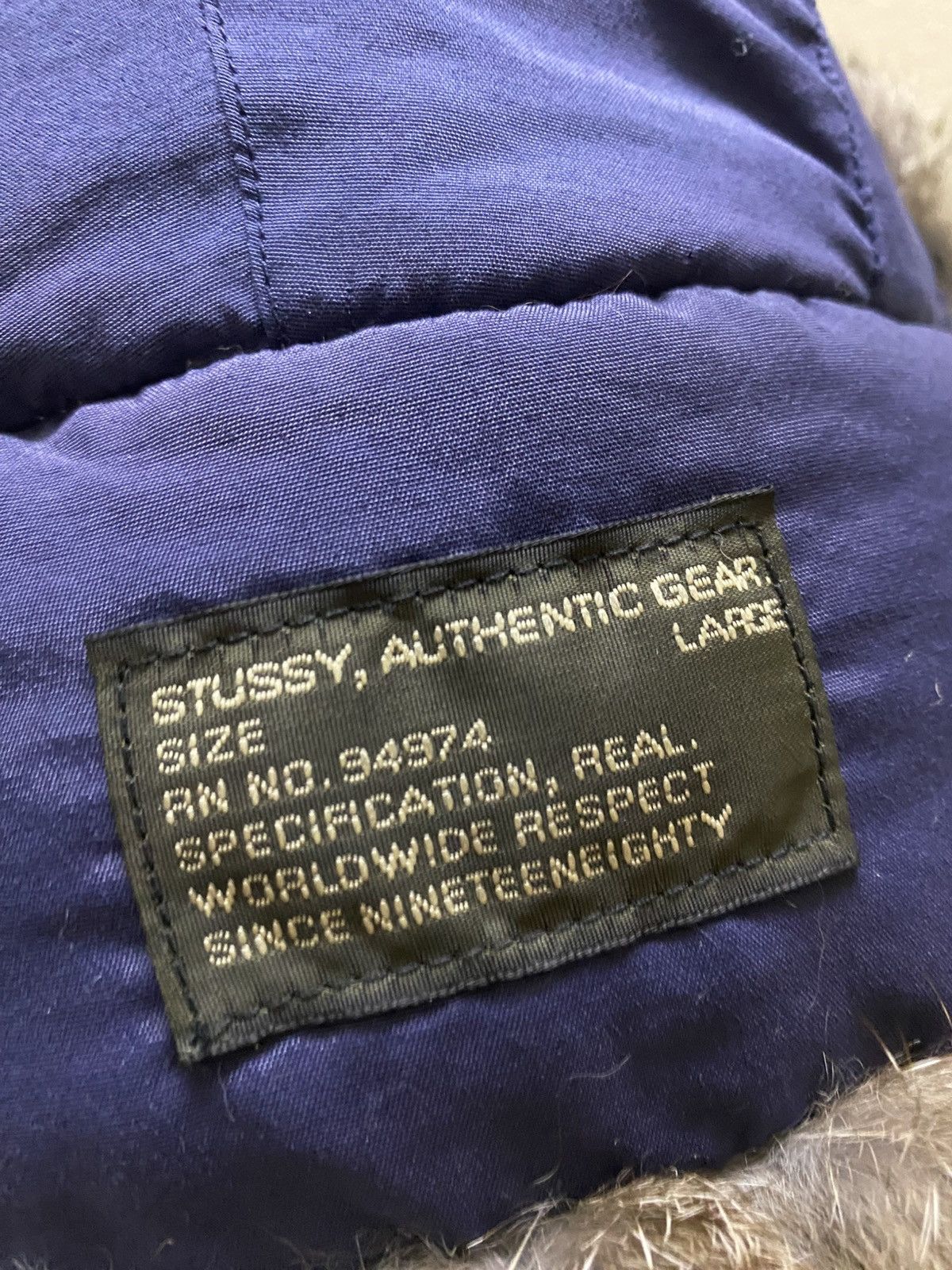 Stussy Vintage Y2K Stussy Fleece Trapper Rabbit Fur Ushanka Hat Size ONE SIZE - 4 Thumbnail