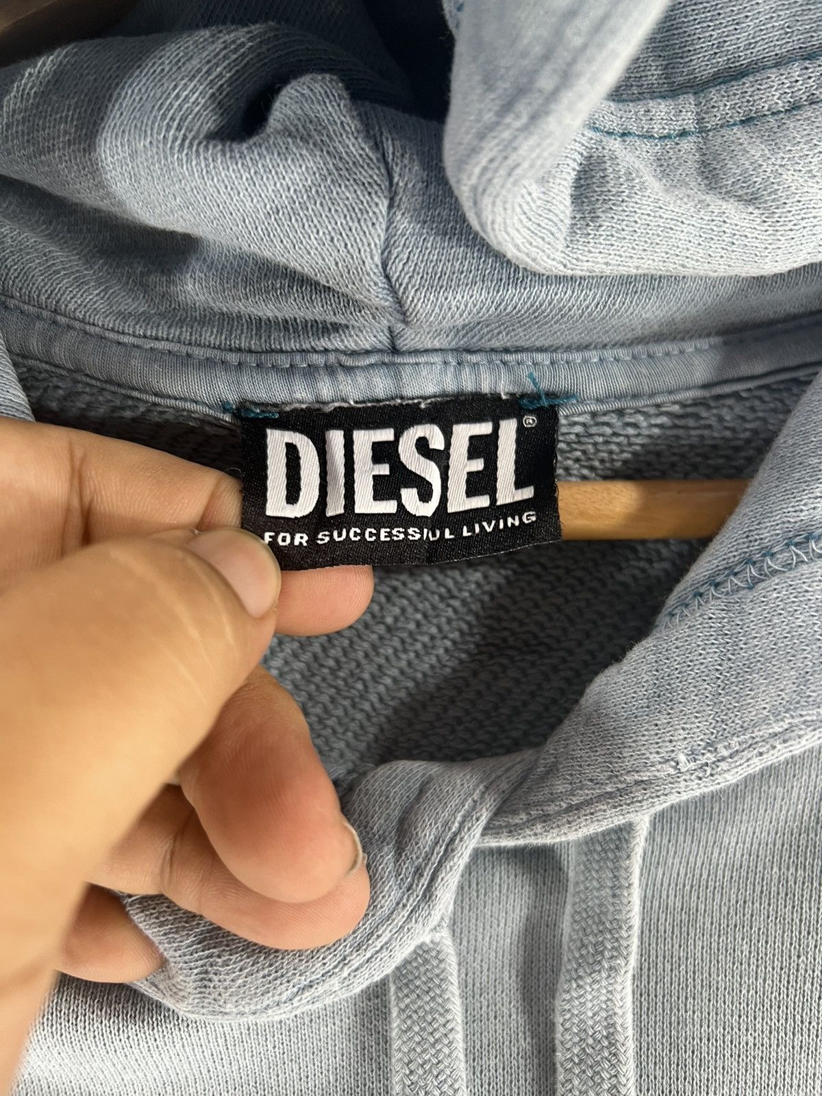 Diesel Black Gold × If Six Was Nine Distressed Diesel Pull Over Hoodie Streetwear Size US M / EU 48-50 / 2 - 8 Thumbnail