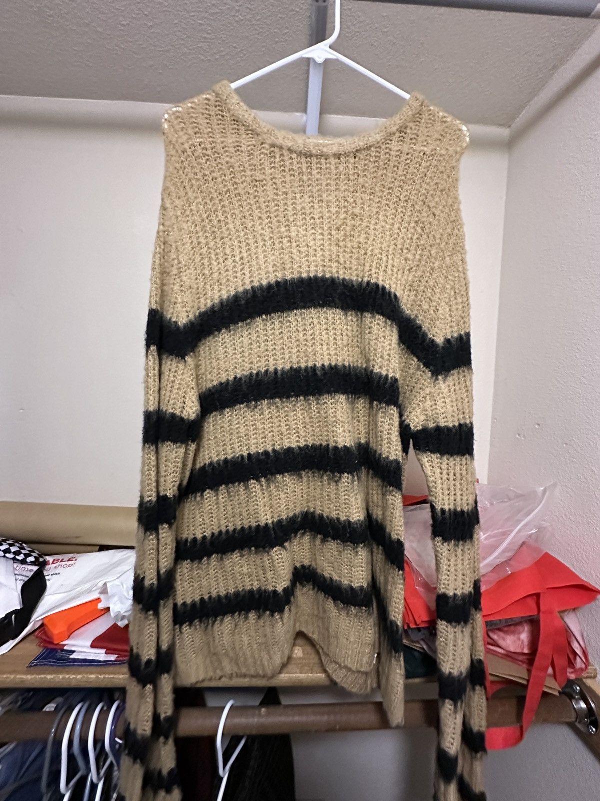 basketcase gallery Striped brown/black sweater Size US XXL / EU 58 / 5 - 1 Thumbnail