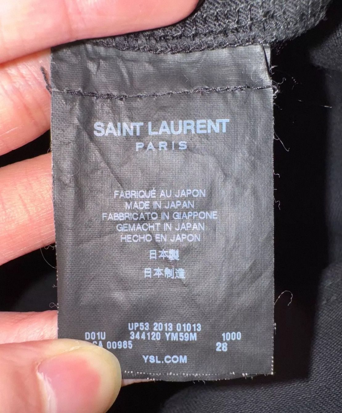 Saint Laurent Paris Saint Laurent Paris by Hedi 15SS Runway Distressed Denim-25 Size US 28 / EU 44 - 8 Thumbnail