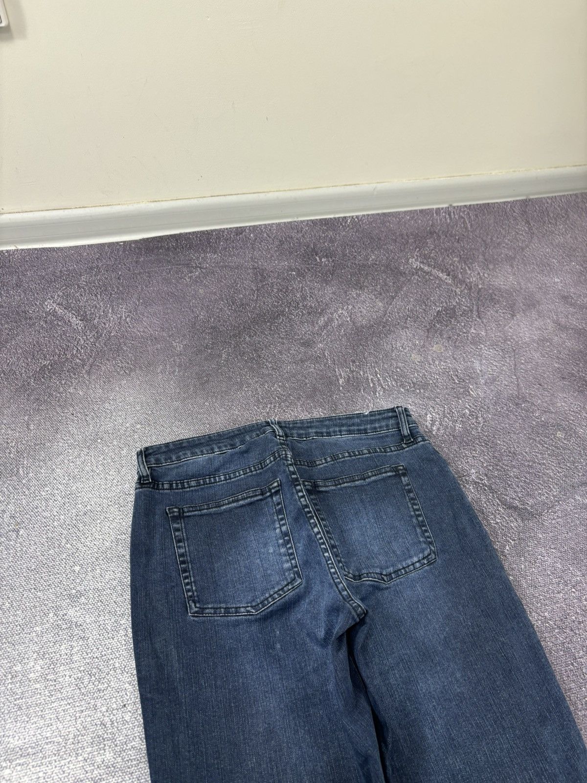 Acne Studios Acne Studios Women’s Skin 5 Deep Navy Blue Denim Jeans Size 28" / US 6 / IT 42 - 15 Thumbnail
