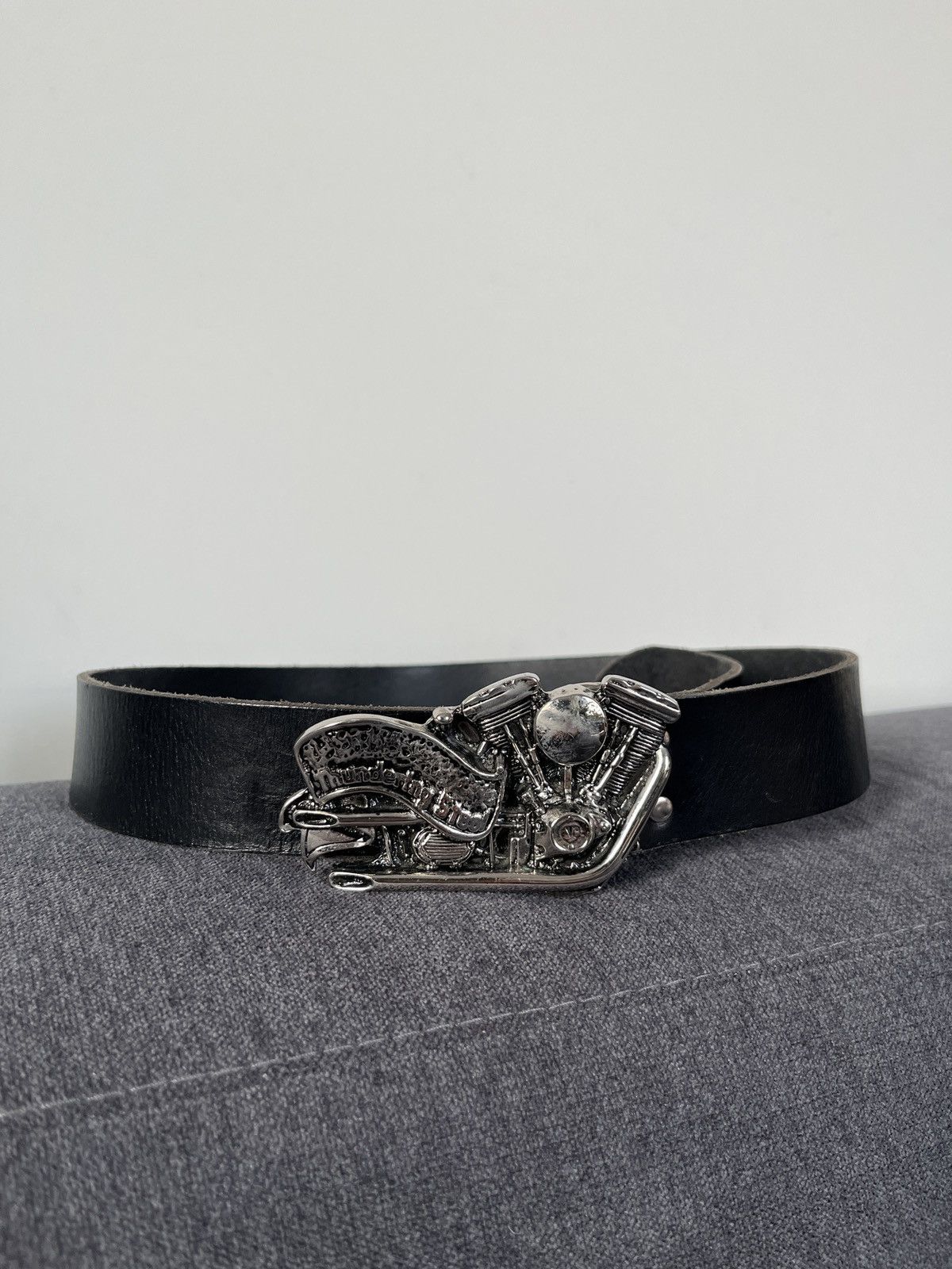 Cowboy Equipment Harley Davidson Motorcycles Biker Engine Heavy Belt Size ONE SIZE - 1 Thumbnail