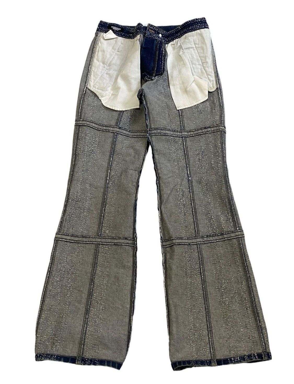 Tornado Mart Vintage Tornado Mart Flare Boho-Chic Unique Stitch Detailing Size US 29 - 14 Thumbnail