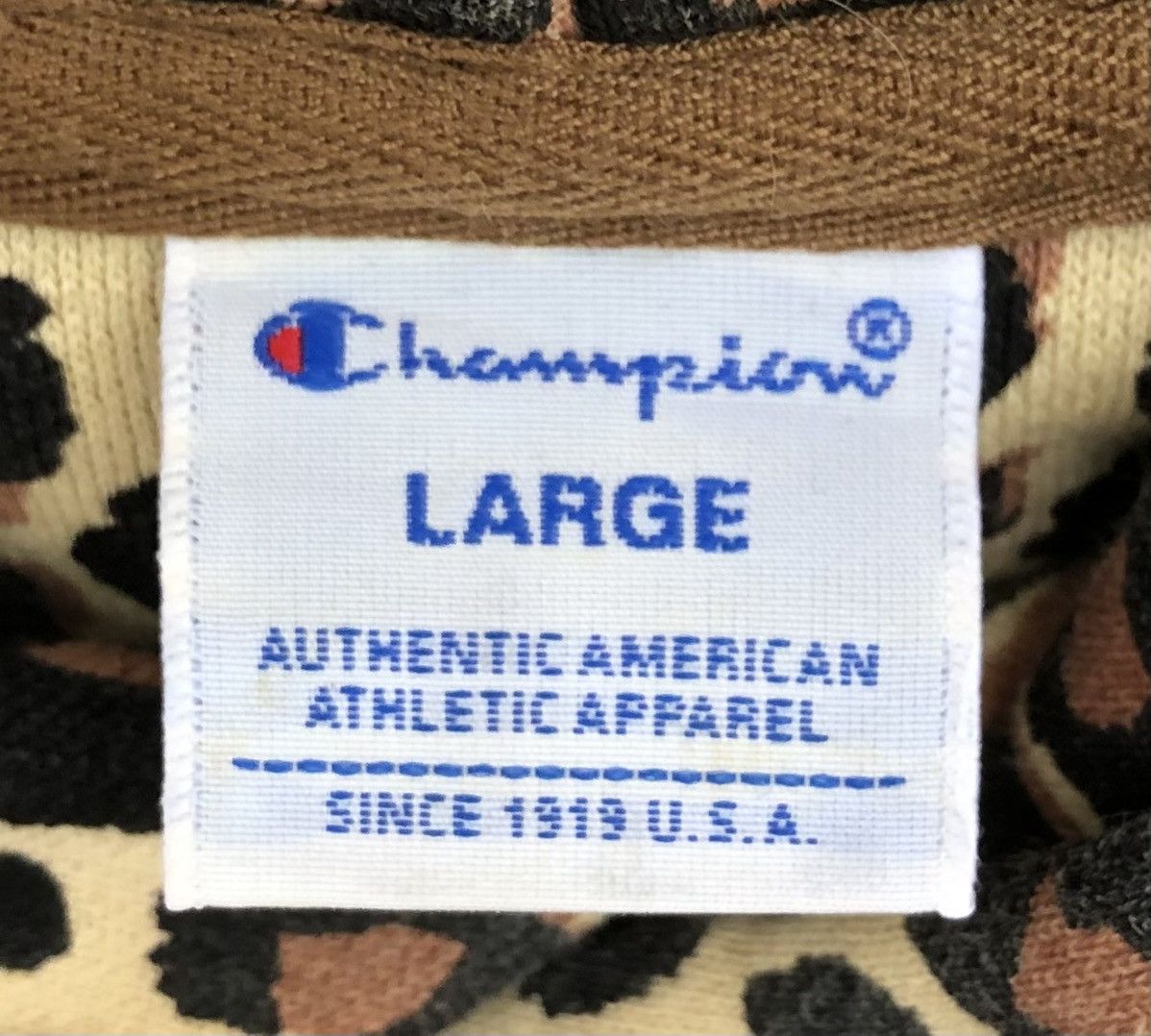 Champion Champion Leopard Printed Sweatshirt With Hoodie Size US L / EU 52-54 / 3 - 16 Thumbnail