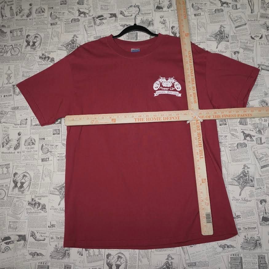 Gildan L- Vintage / Y2K 00s Harley Style Biker Rally Motorcycle Tee Size US L / EU 52-54 / 3 - 5 Thumbnail