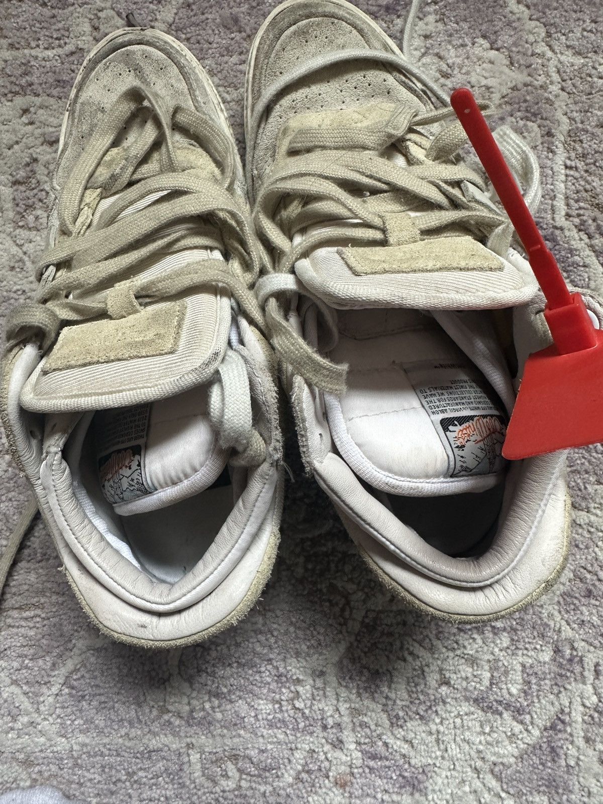 Off-White Off-White Off Court Beige Low-Top Sneakers Size US 8 / IT 38 - 5 Thumbnail