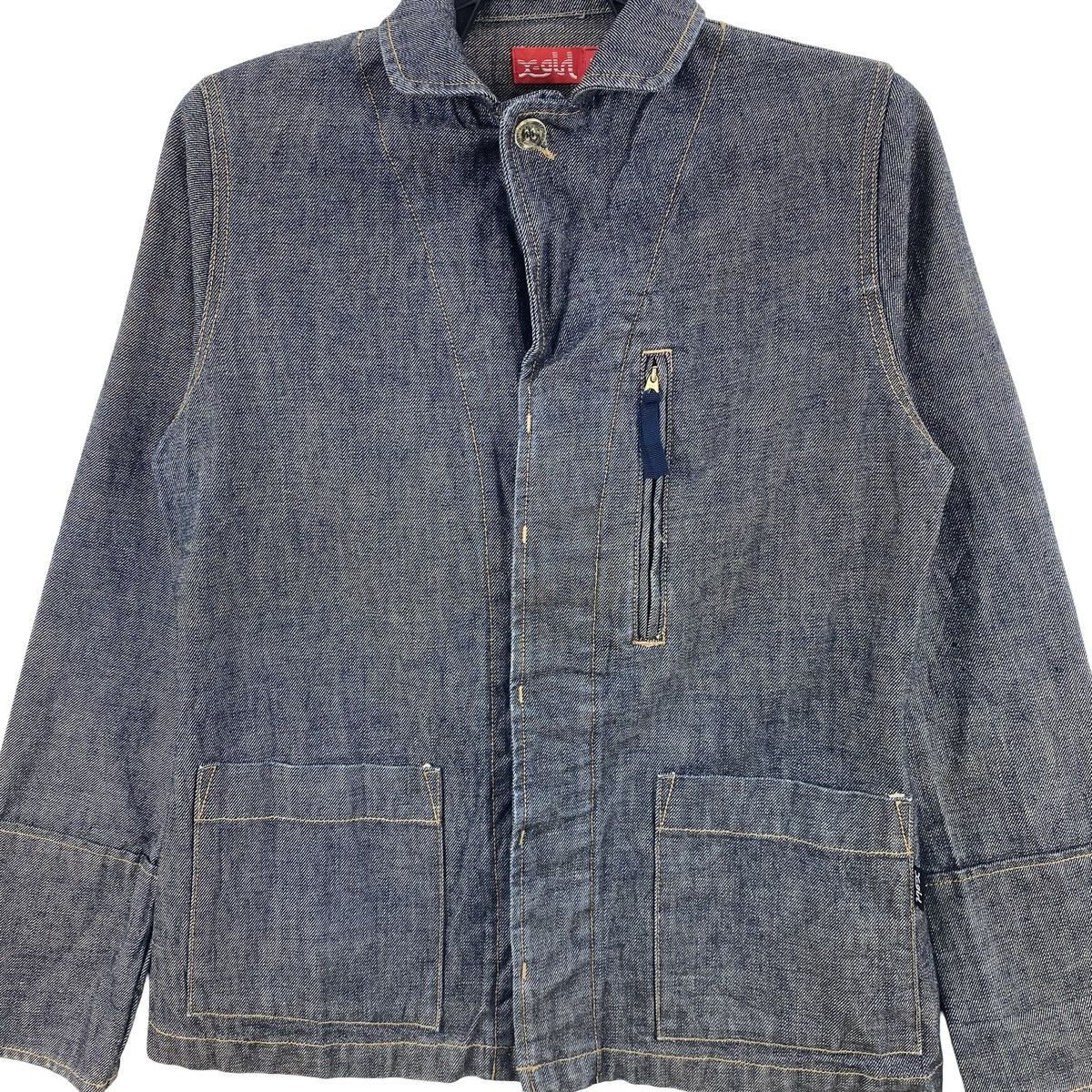 Vintage Vintage X-GIRL Denim Work Jacket Japanese Streetwear Indigo Size M / US 6-8 / IT 42-44 - 7 Thumbnail