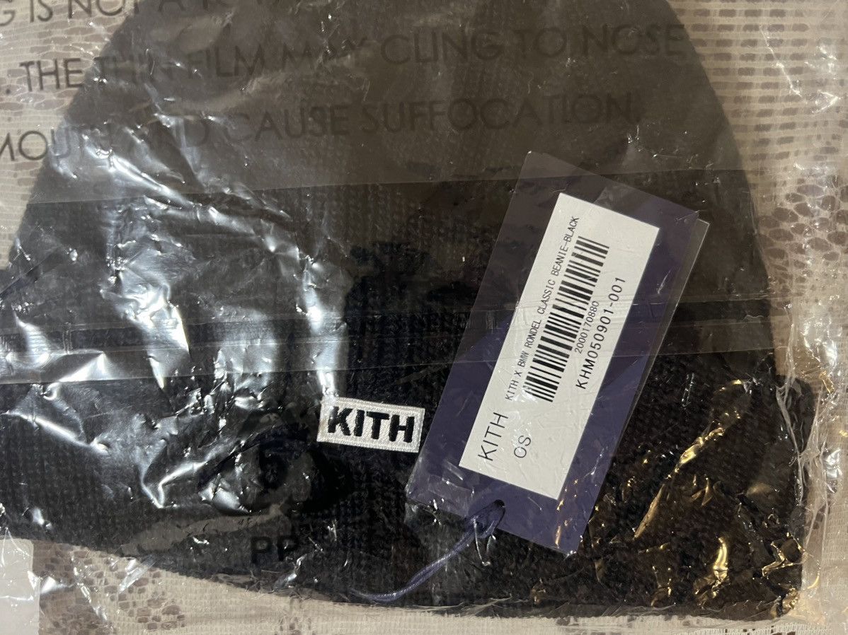 BMW × Kith Kith for BMW Rondel Classic Beanie Black Cuffed Acrylic Hat Size ONE SIZE - 9 Thumbnail