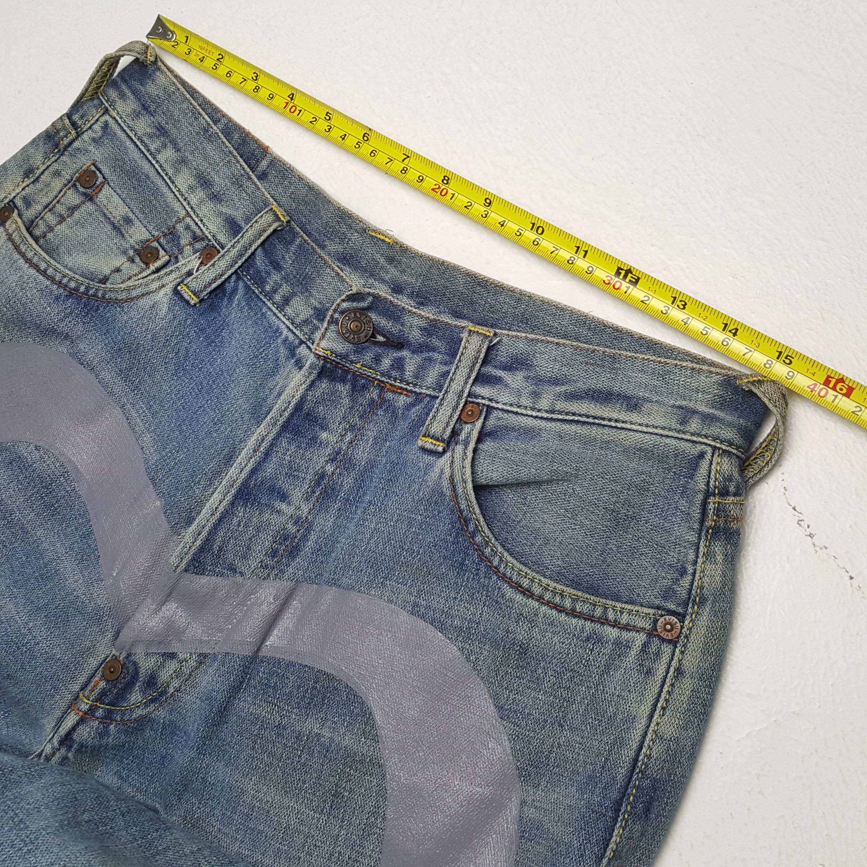 Evisu EVISU Japanese Brand Streetwear Custom Daicock Jeans Size US 30 / EU 46 - 7 Thumbnail