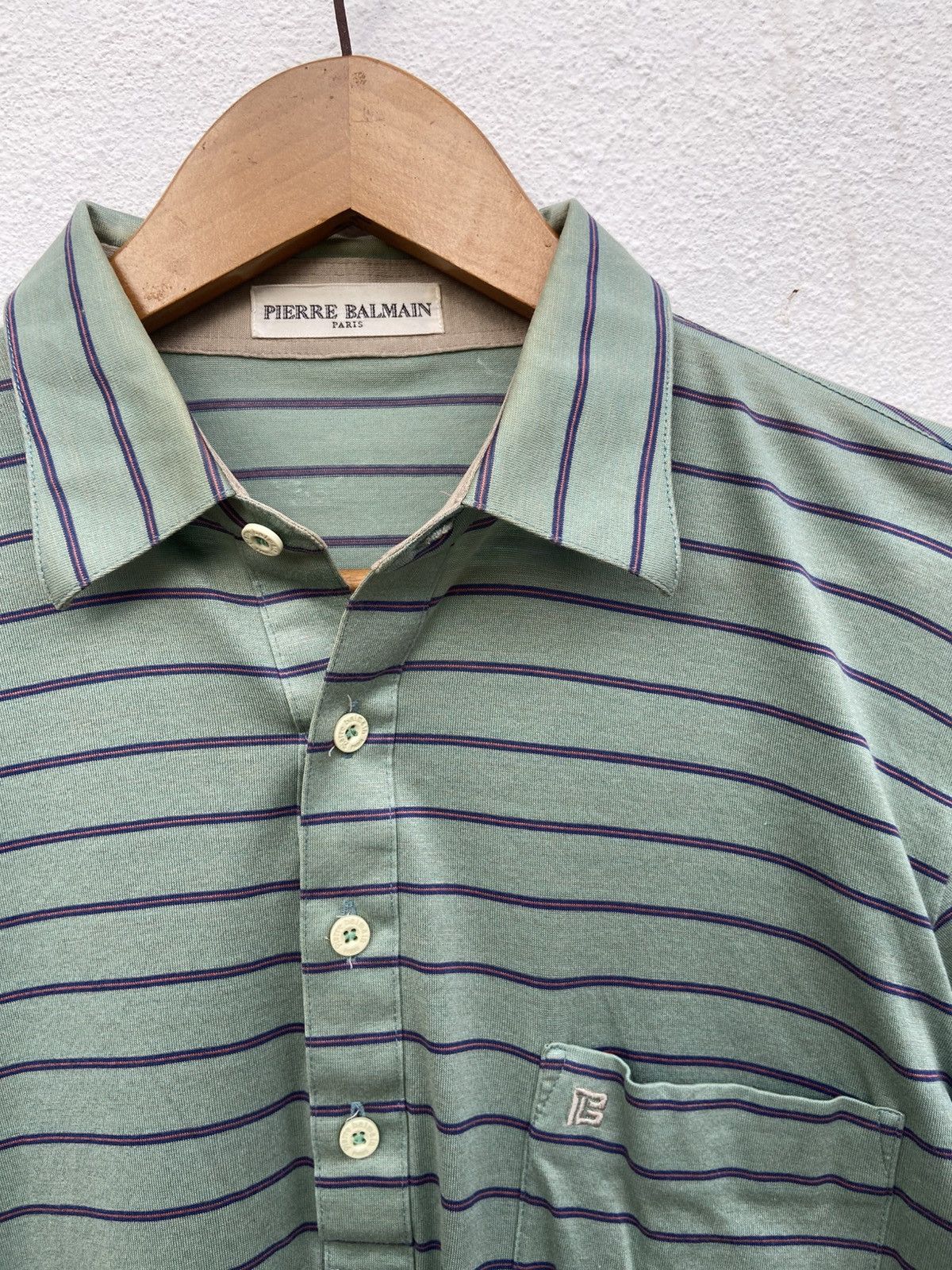 Pierre Balmain Vintage 90s Vintage Pierre Balmain polo long sleeve Size US M / EU 48-50 / 2 - 4 Thumbnail