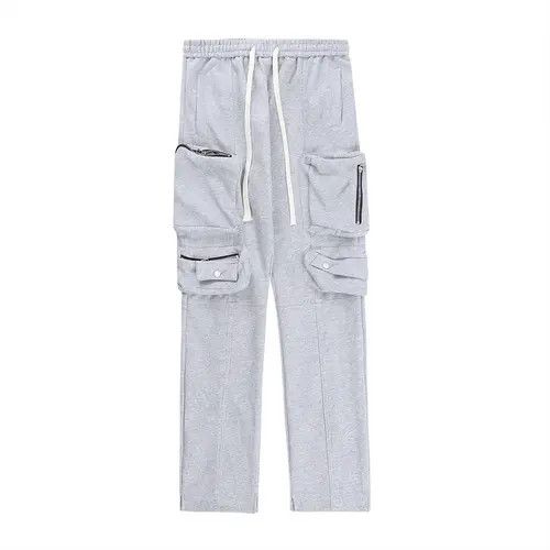 Other Gray Cargo Stacked Pants Size US 34 / EU 50 - 6 Thumbnail
