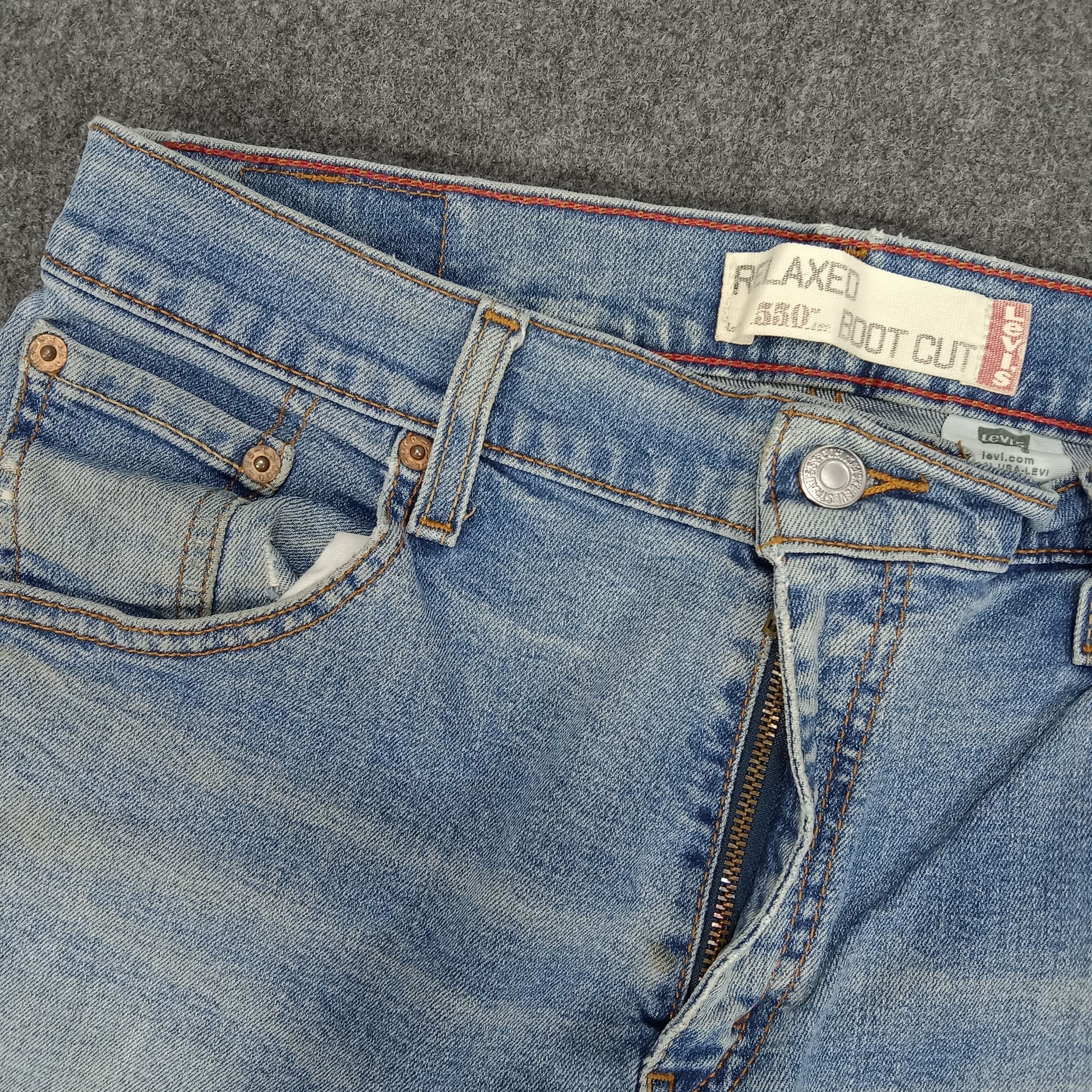 Levi's × Vintage Levi's American Distressed Style Denim Jeans Size 30" / US 8 / IT 44 - 3 Thumbnail