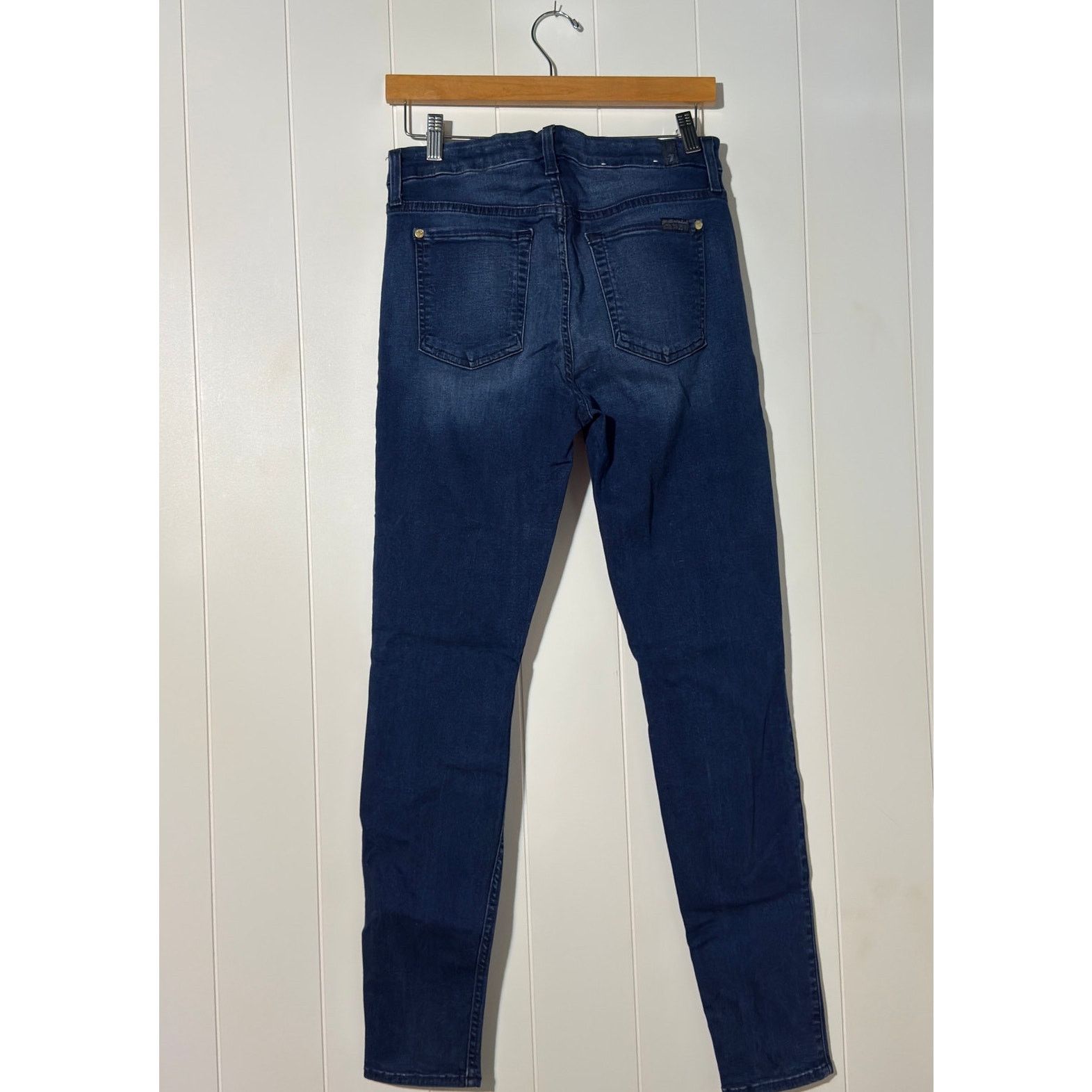 Seven 7 Seven7 · Size 30 · Blue Denim Mid-Rise Skinny Jeans Size 30" / US 8 / IT 44 - 4 Thumbnail
