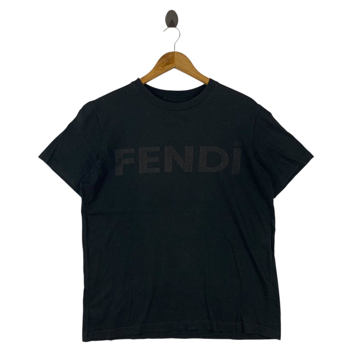 Fendi Vintage FENDI big spellout designer tee Size US M / EU 48-50 / 2 - 1 Thumbnail