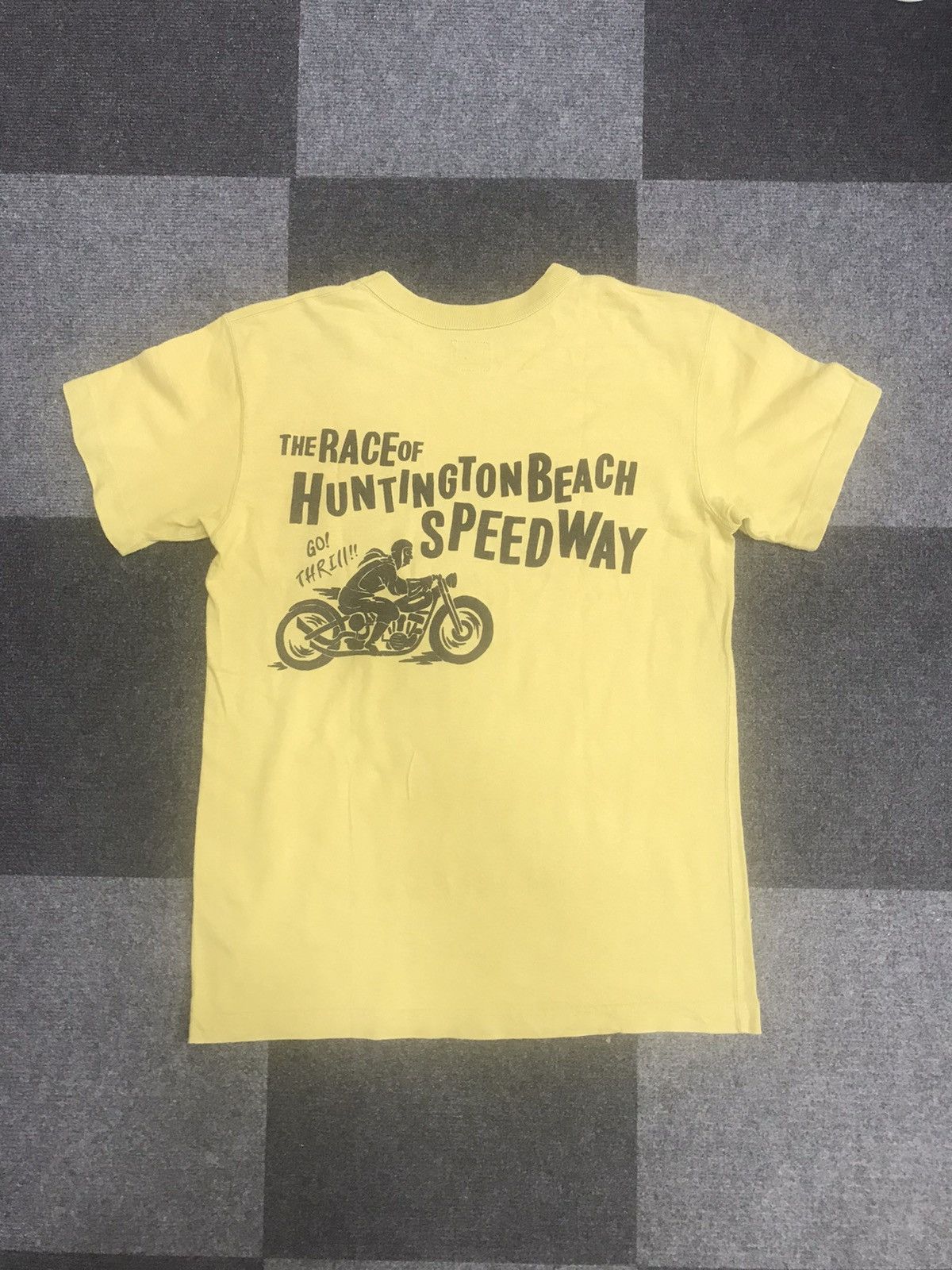 image of Biker Jeans x Westride West Ride Mcc Biker Shirt Shirt in Yellow, Men's (Size XS)