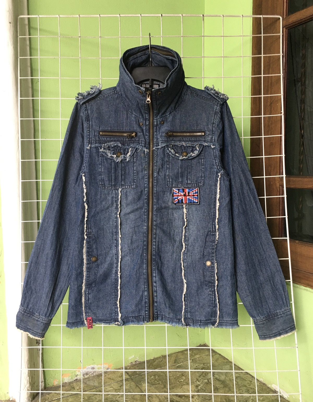 Japanese Brand 2000s Ba-tsu Studio Distressed Bono Size US M / EU 48-50 / 2 - 2 Thumbnail