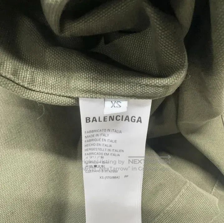 Balenciaga Balenciaga Hooded Long Sleeve Jacket in Green. Size US XS / EU 42 / 0 - 4 Thumbnail