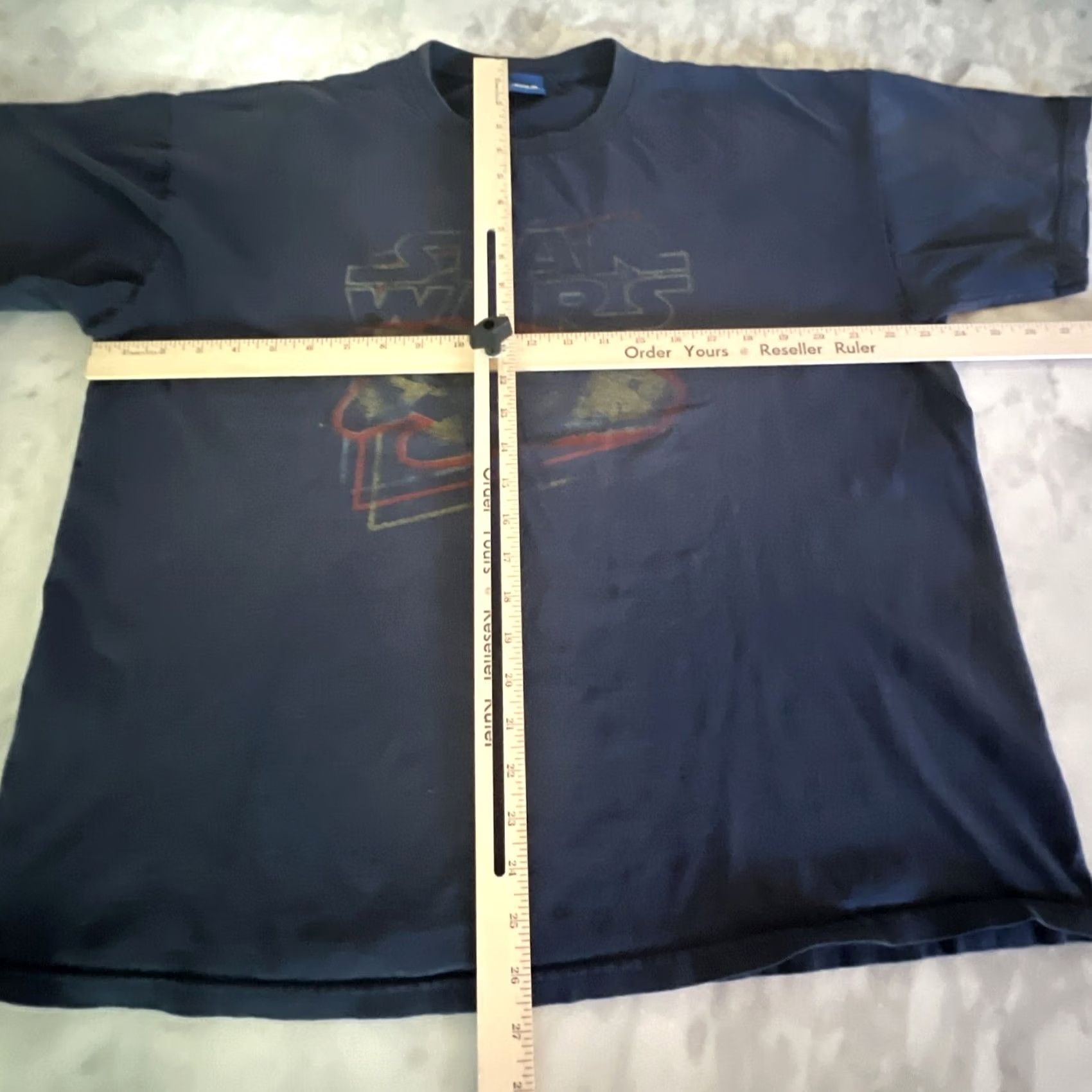 Star Wars Star Wars Millennium Falcon XL Shirt Blue Tag Y2K Movie Lucas Disney Faded Size US XL / EU 56 / 4 - 5 Thumbnail