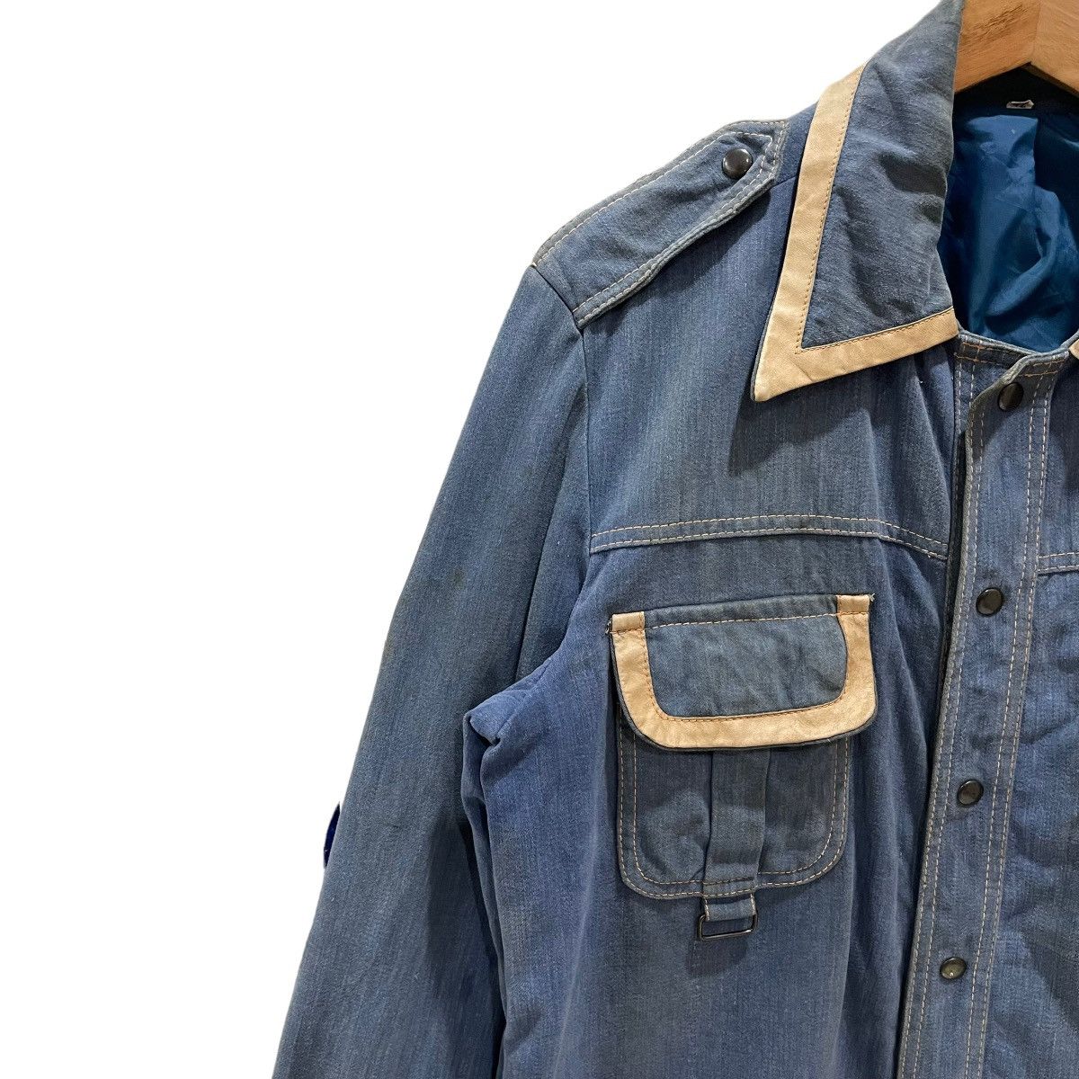 Cowboy Equipment × Vintage Vintage 80s Shelly Sportswear Western Style Denim Jacket Size US M / EU 48-50 / 2 - 5 Thumbnail