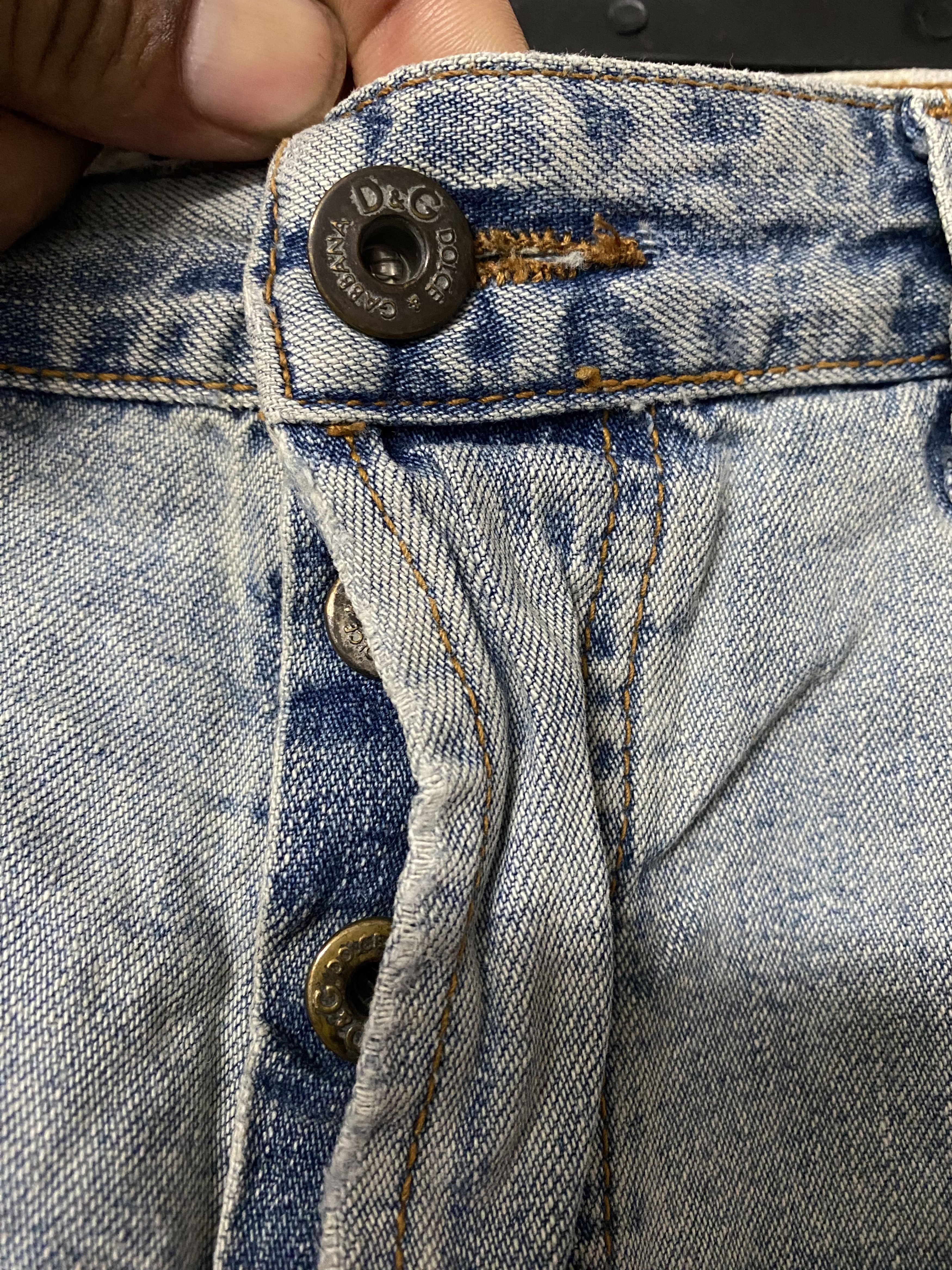 Dolce & Gabbana Vintage DOLCE & GABBANA distressed denim Size US 34 / EU 50 - 6 Thumbnail