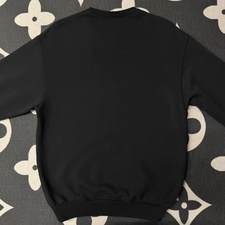 Balenciaga balenciaga black logo sweatshirt Size US S / EU 44-46 / 1 - 4 Thumbnail