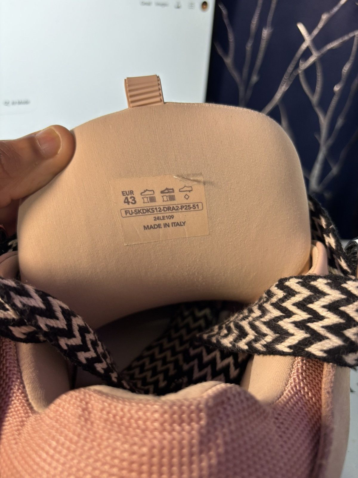 Lanvin Pink Lanvin Curb Sneakers Size US 10 / EU 43 - 6 Thumbnail