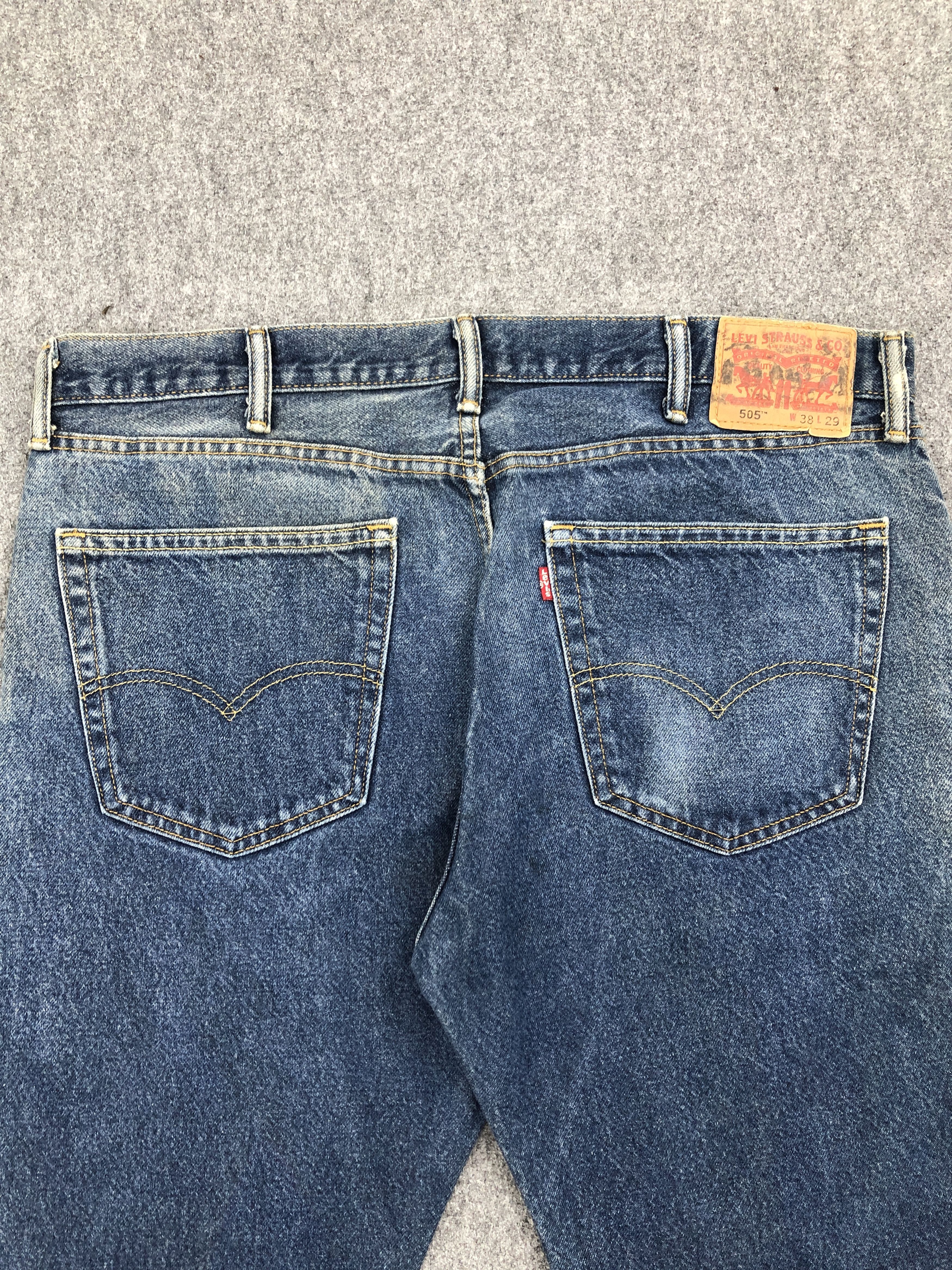 Levi's Vintage Levi's 505 Faded Blue Jeans DP2309 Size US 38 / EU 54 - 4 Thumbnail