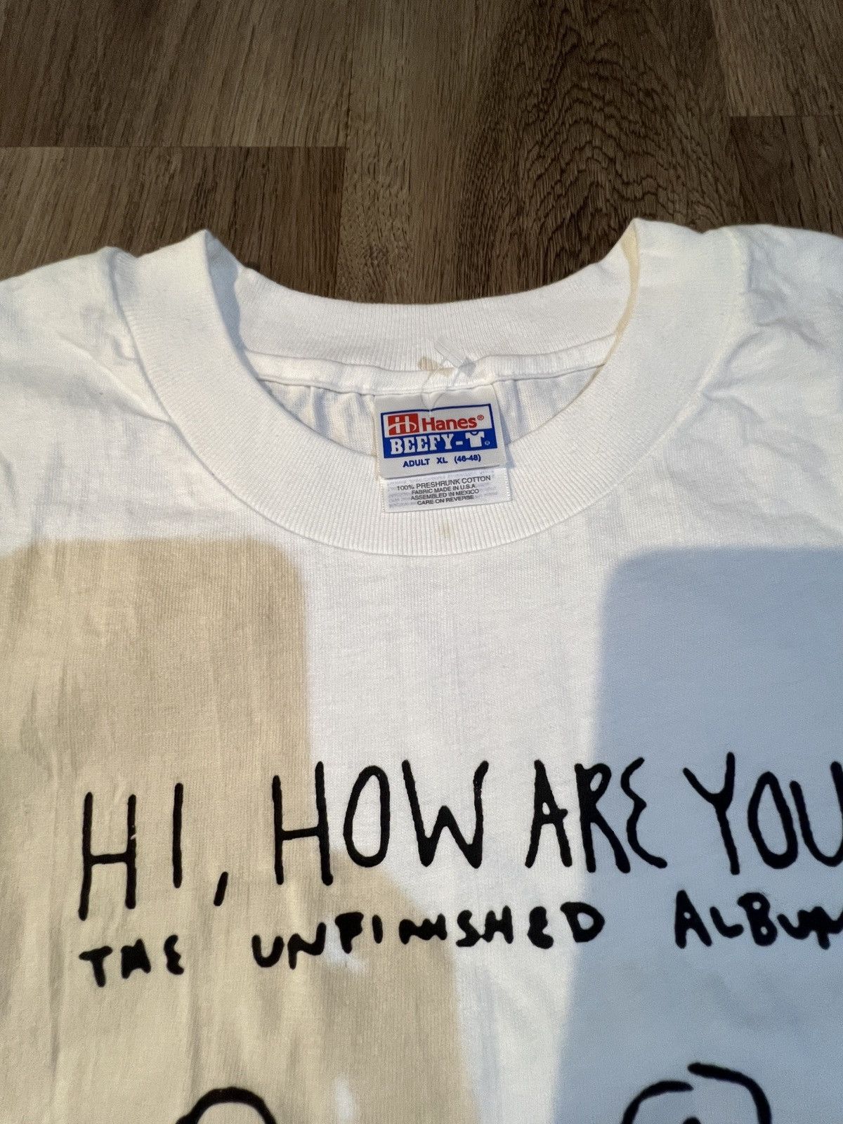 Hanes Vintage kurt cobain t shirt Size US XL / EU 56 / 4 - 5 Thumbnail